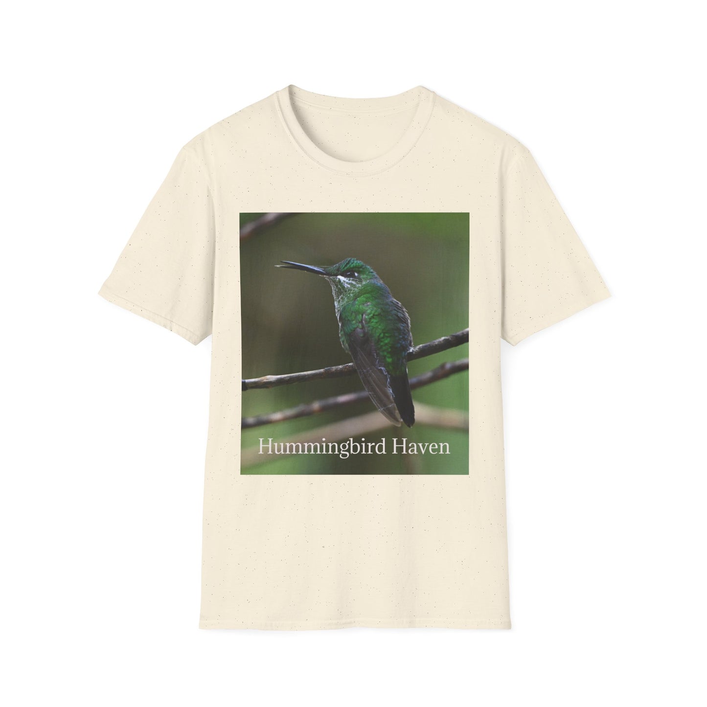 Hummingbird Haven T-Shirt — Green Hummingbird Photo Tee
