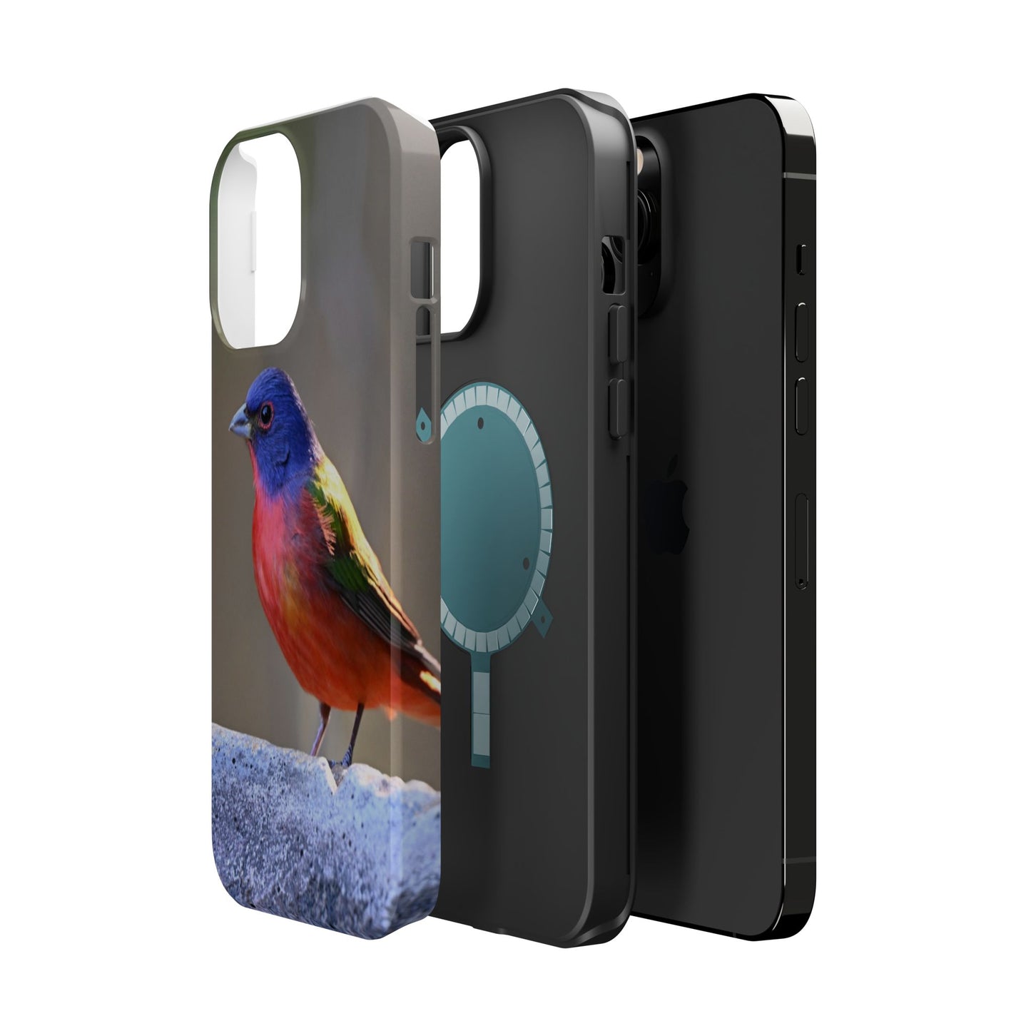Colorful Bird Phone Case, Magnetic Tough Cases, Nature Lover Gift, Wildlife Phone Cover, Eco-Friendly Tech Accessories
