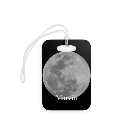 Moon Phase Luggage Tags, Celestial Travel Labels, Gift for Travelers, Space Enthusiasts, Astronomy Decor, Unique Bag Tags