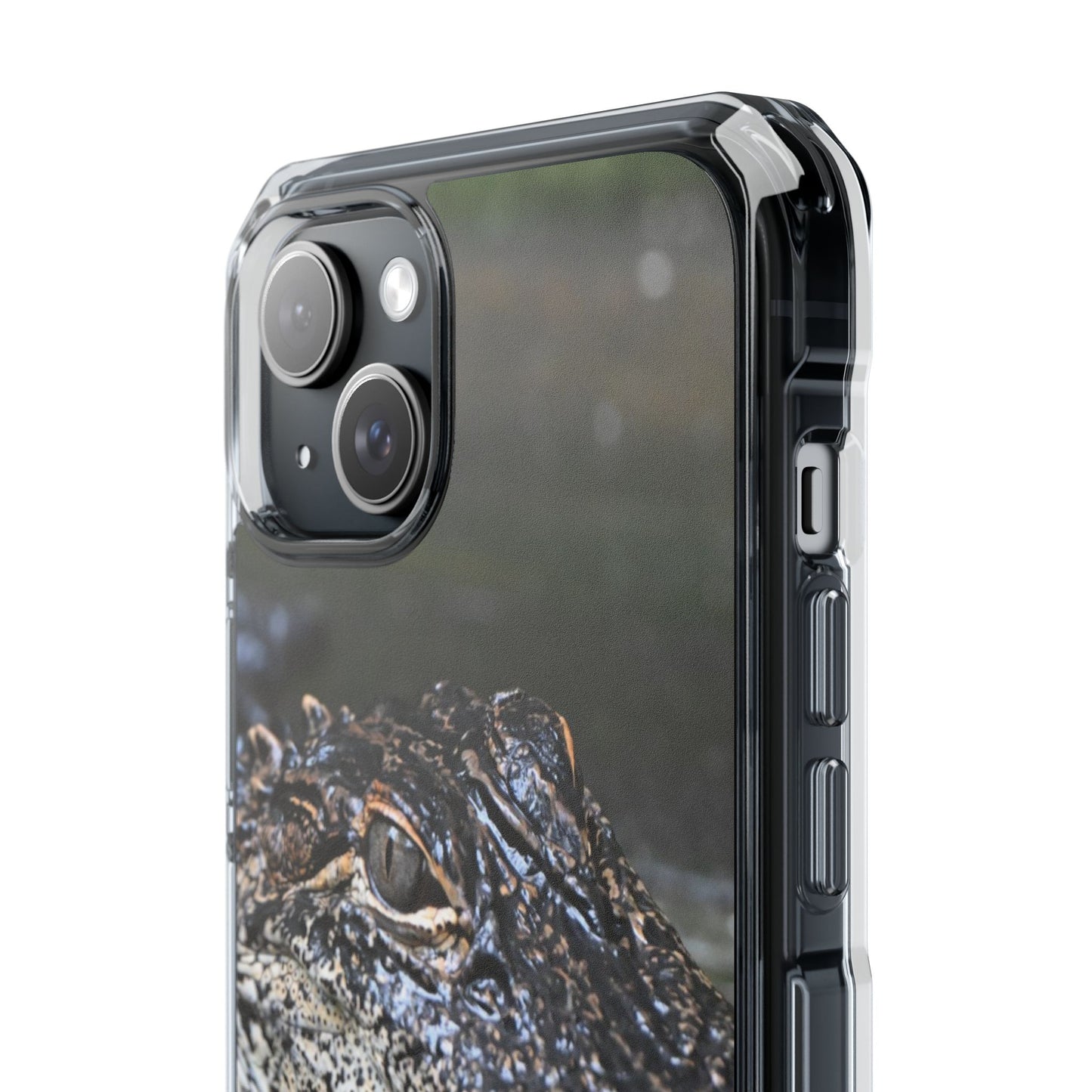 Clear Impact Phone Cases featuring Unique Wildlife Design, Alligator Art, Eco-Friendly Protection, Perfect Gift for Nature Lovers, [...]