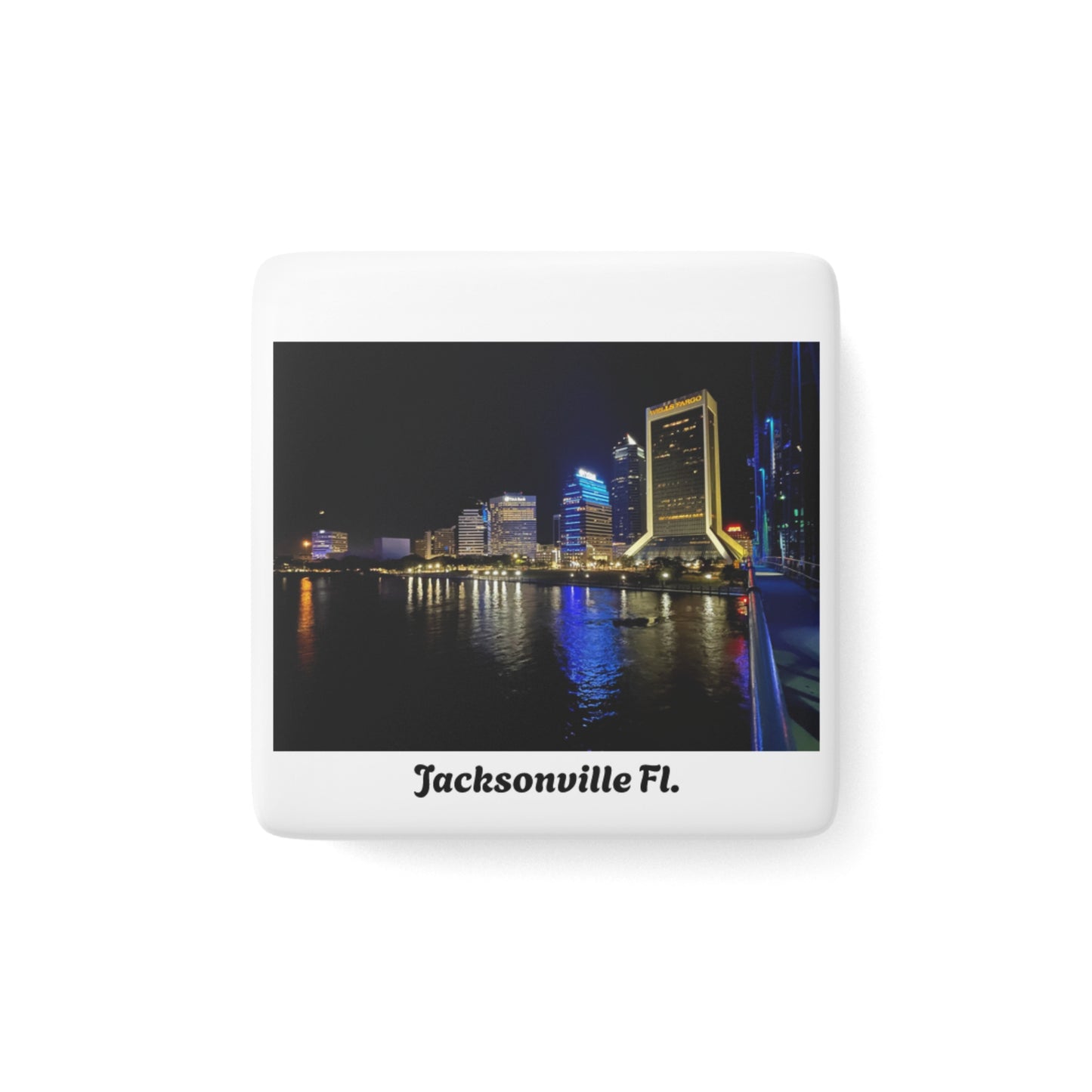 Jacksonville Porcelain Magnet, Square | Unique Travel Souvenir, Gift for Photographers, Home Decor, Desk Accessory, [...]