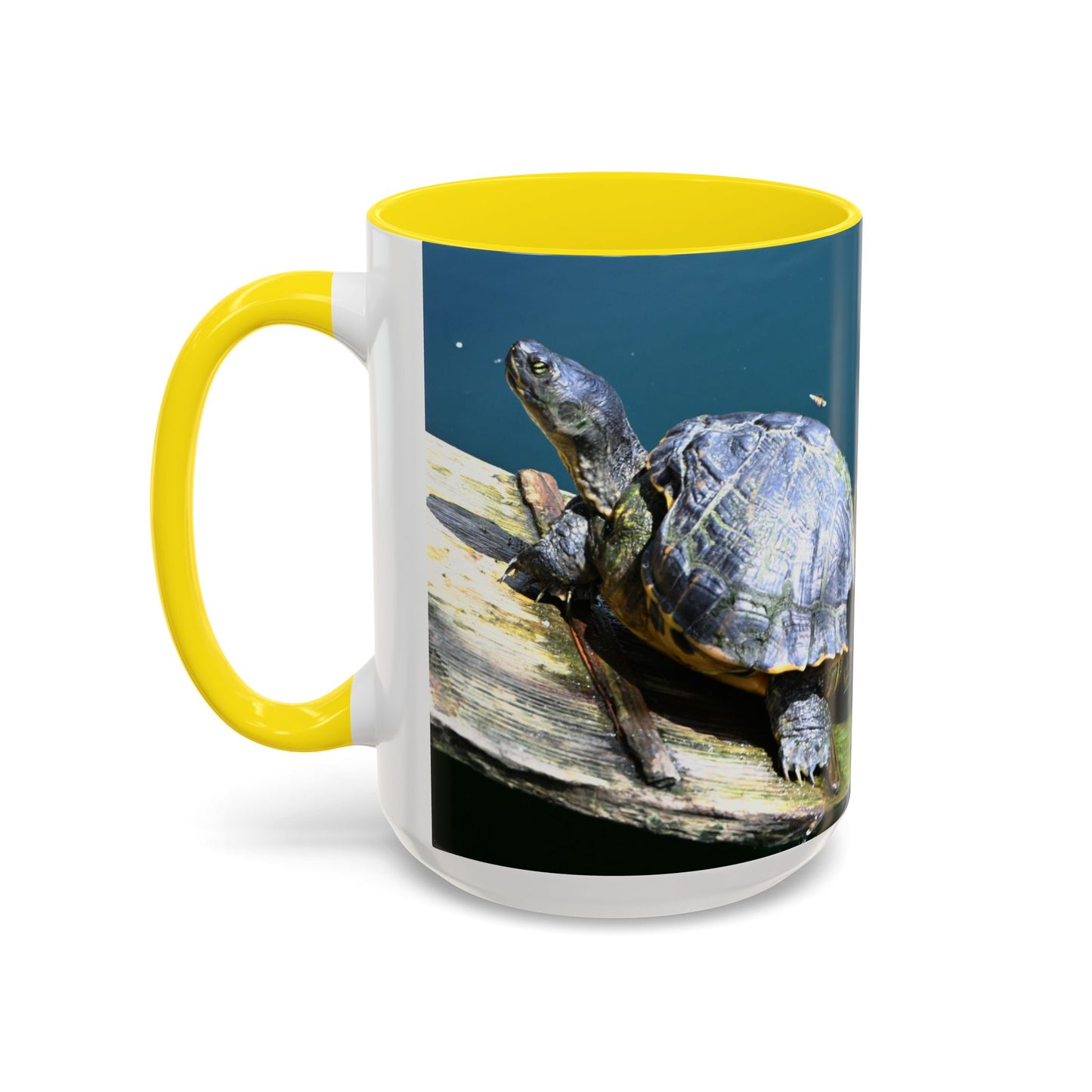 Friends Forever Turtle Accent Coffee Mug — 11/15oz Gift for Animal Lovers