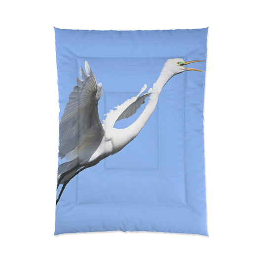 Elegant Crane Comforter, Cozy Bedroom Decor, Bird Themed Comforter, Home Bedding, Nature Inspired Comforter, Gift for Bird Lovers, [...]