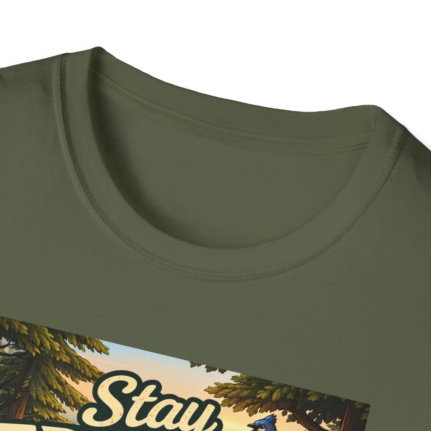 Stay Trashy Raccoon T-Shirt — Funny Garbage Bandit Graphic Tee