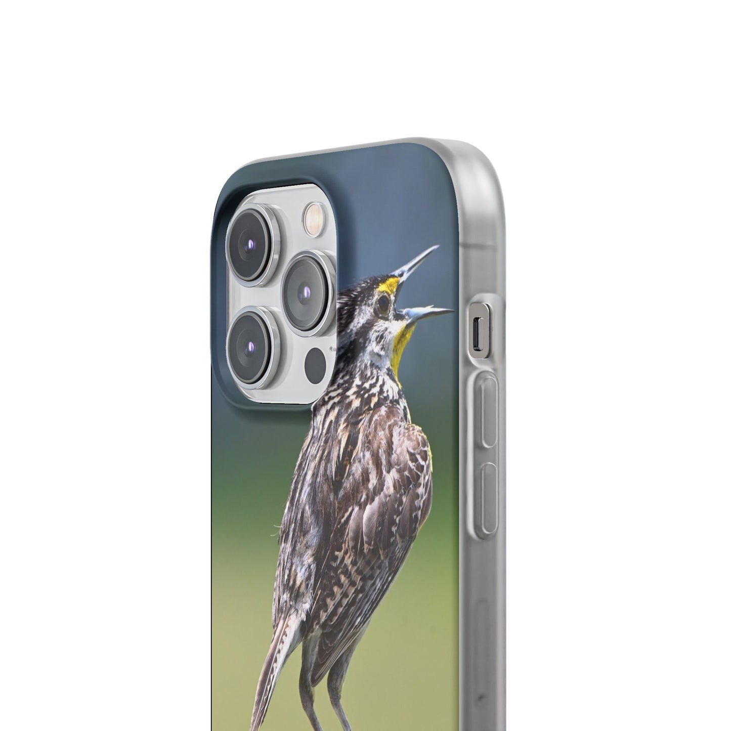 Singing Meadowlark Phone Case – Nature Bird Photo Flexi Case