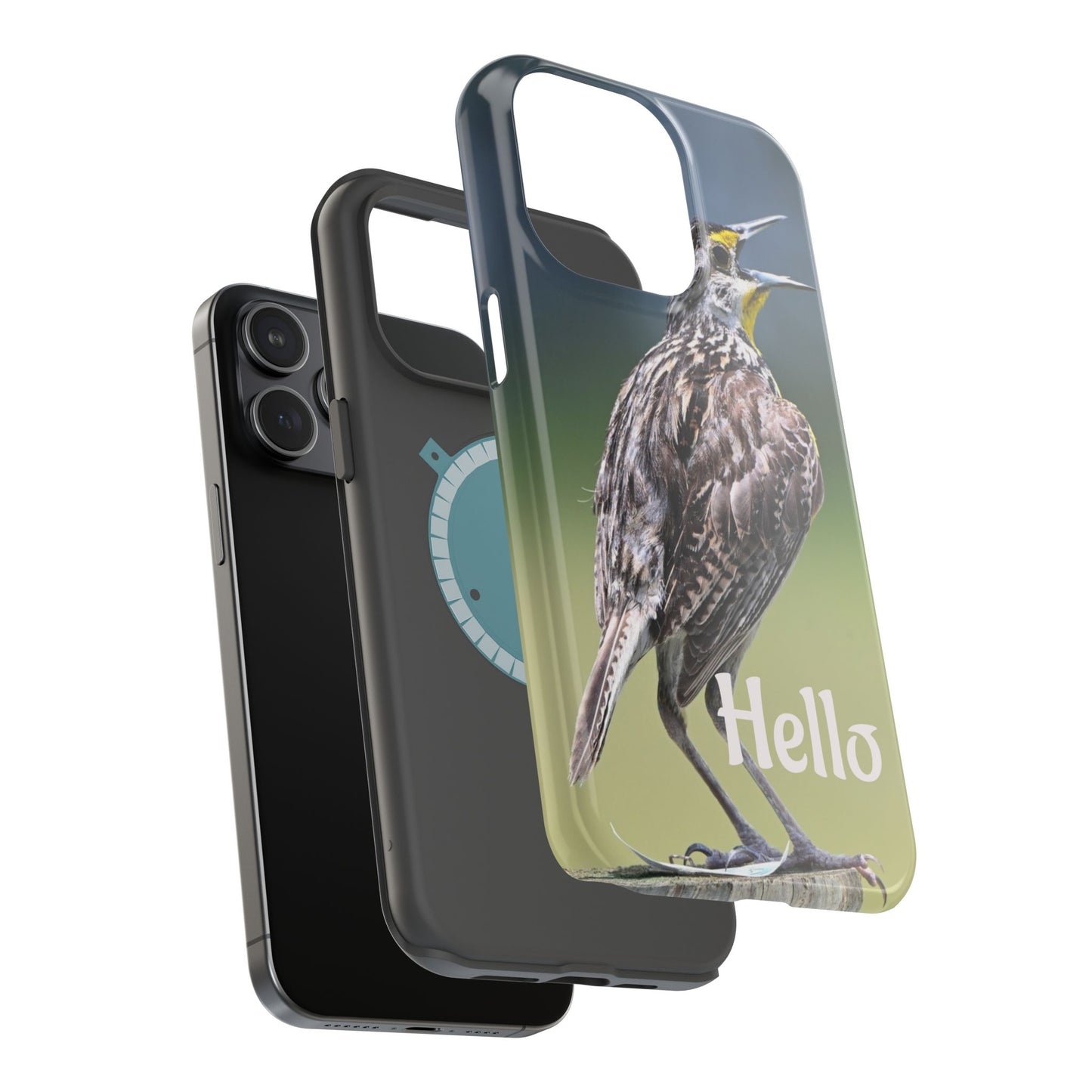 Bird-Themed Magnetic Tough Cases with 'Hello', Stylish Phone Protectors, Gifts for Nature Lovers, Birdwatching Accessories, Wildlife [...]