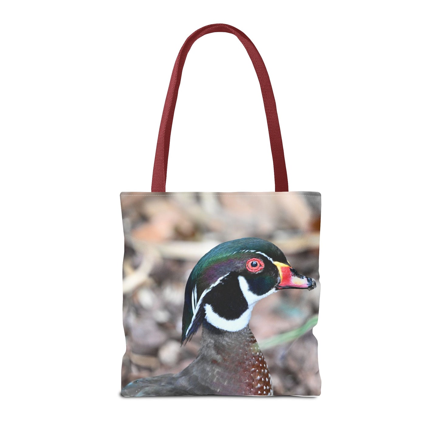 Wood Duck Tote Bag, Nature Lover Eco-Friendly Tote, Gift for Bird Enthusiasts, Stylish Reusable Shopping Bag, Photography Art Bag