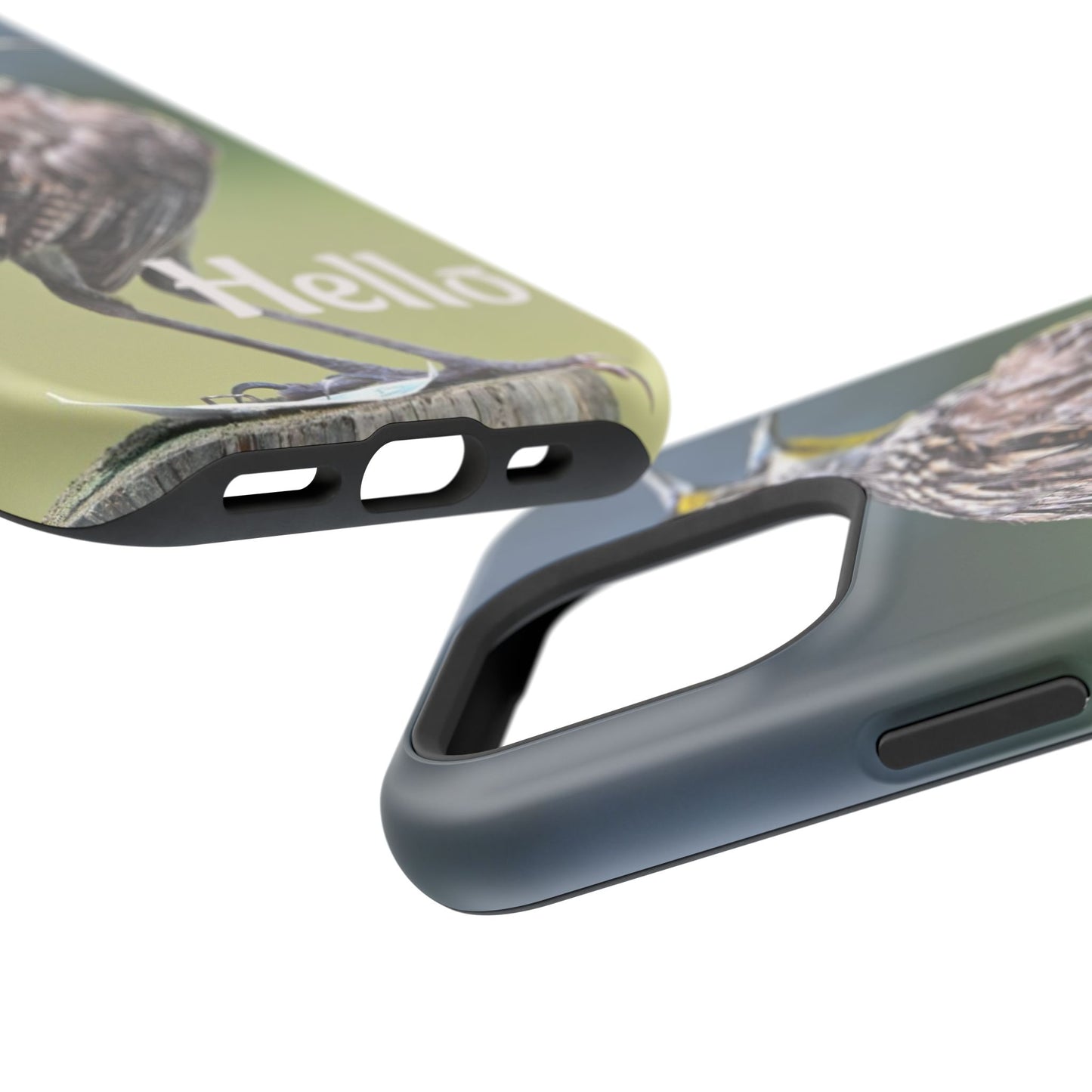 Bird-Themed Magnetic Tough Cases with 'Hello', Stylish Phone Protectors, Gifts for Nature Lovers, Birdwatching Accessories, Wildlife [...]