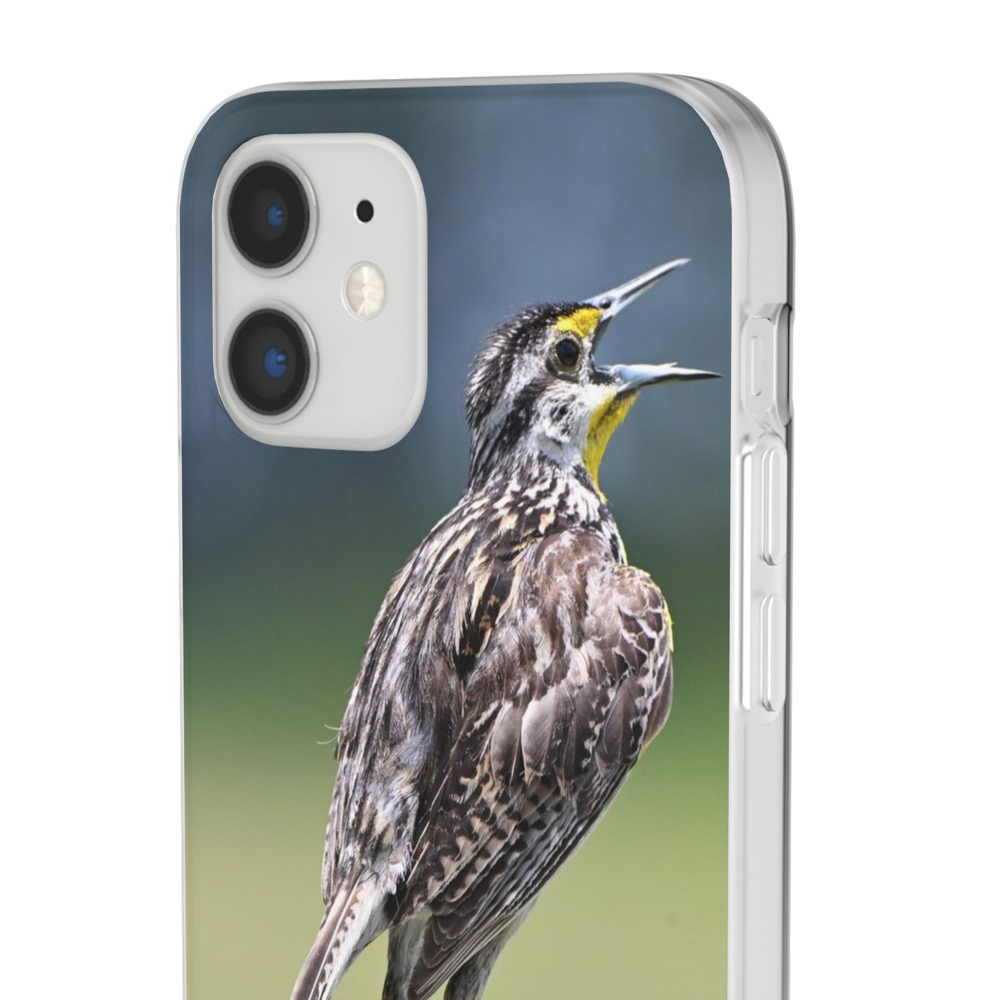 Singing Meadowlark Phone Case – Nature Bird Photo Flexi Case