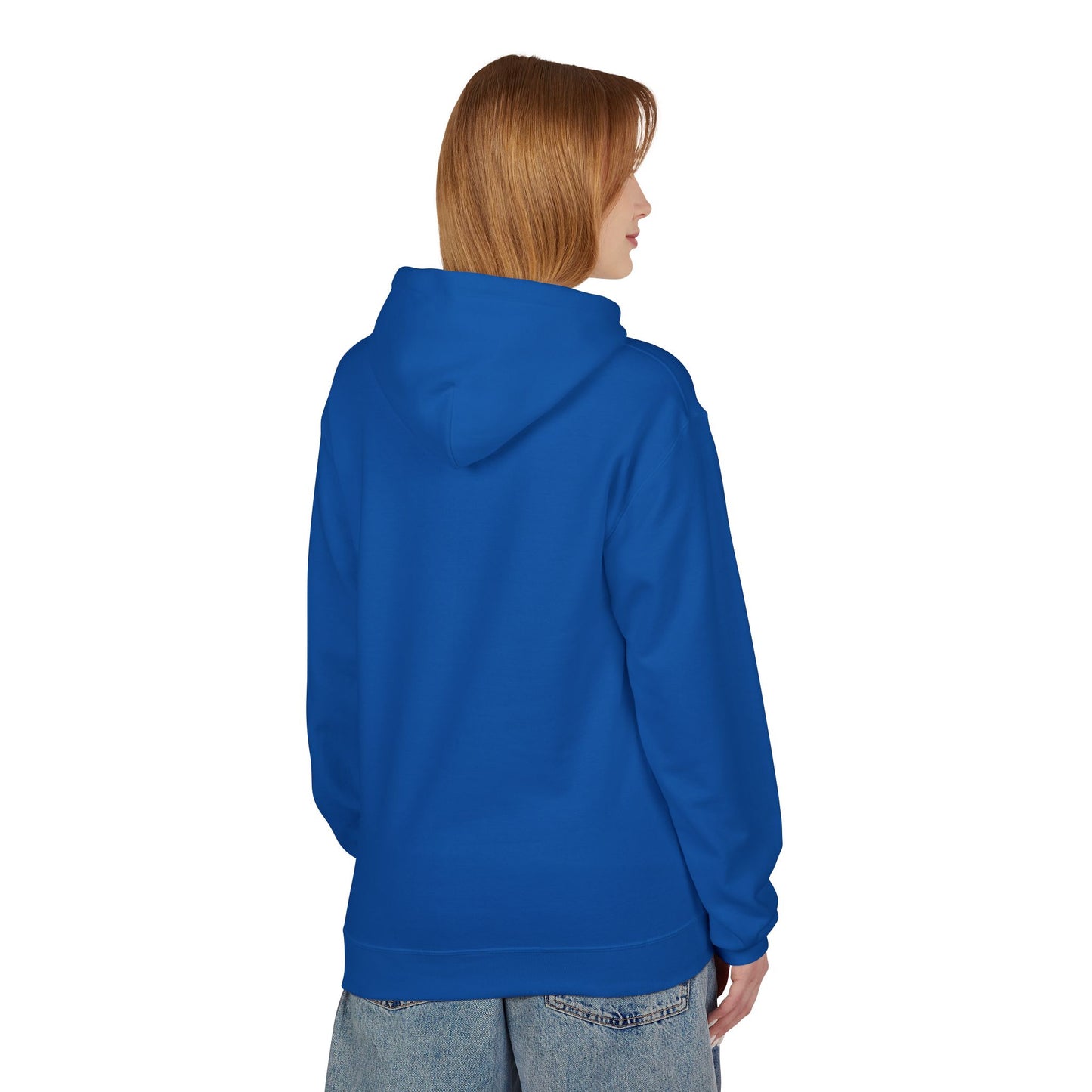 Hoodie — 'Different Not Less, Same World' Rainbow Eye Graphic