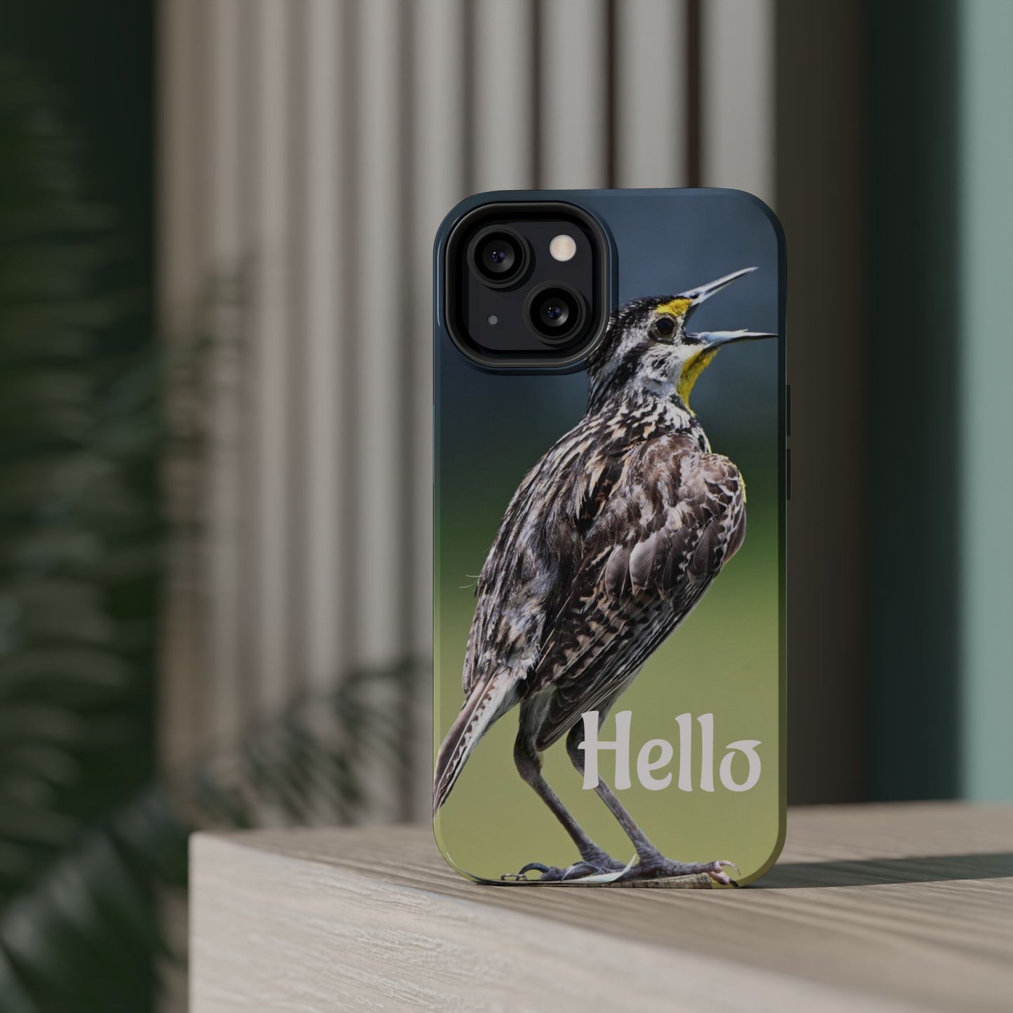 Bird-Themed Magnetic Tough Cases with 'Hello', Stylish Phone Protectors, Gifts for Nature Lovers, Birdwatching Accessories, Wildlife [...]