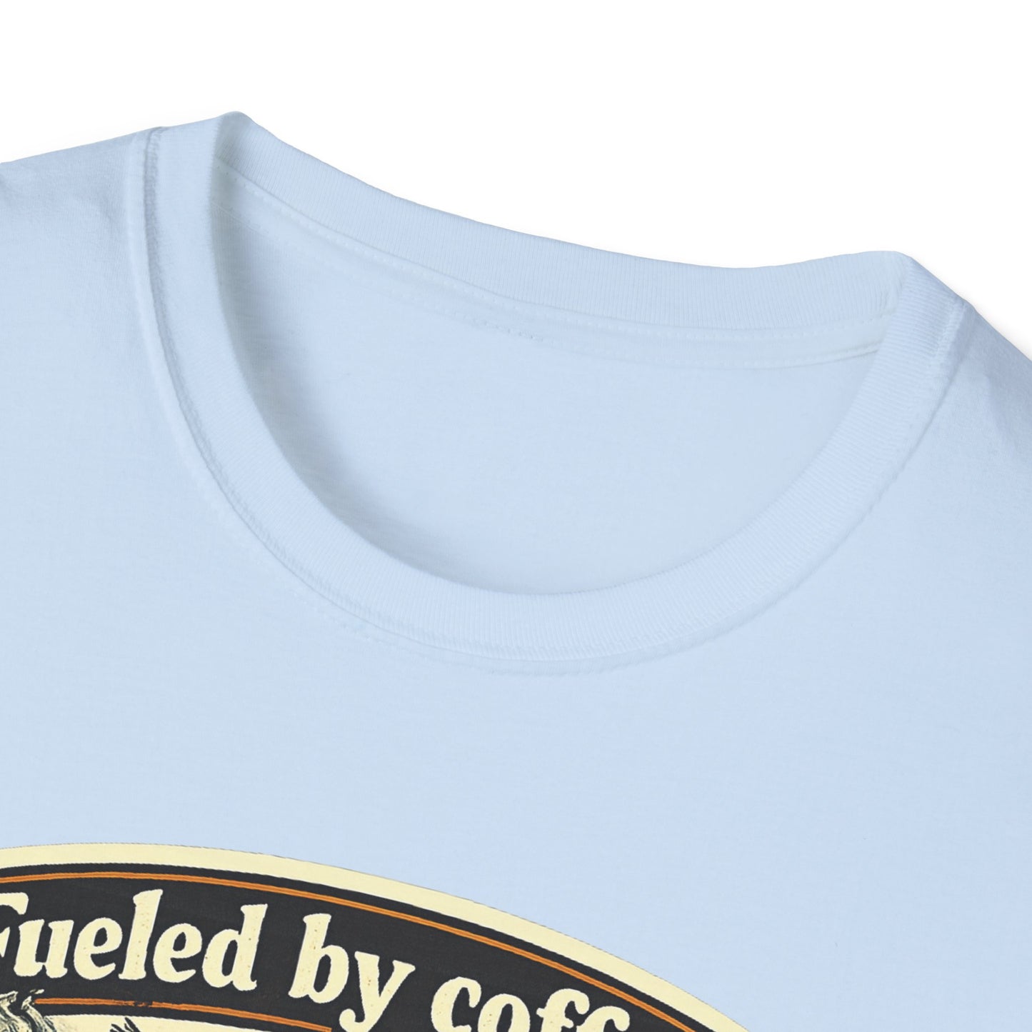 Birdwatcher Graphic T-Shirt — "Fueled by Coffee. Powered by Curiosity. Braking for Birds."