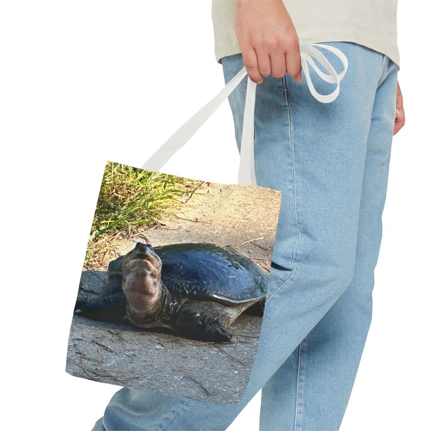 Cute Turtle Tote Bag - Eco-Friendly Beach Bag, Reusable Grocery Tote, Animal Lover Gift, Nature-Inspired Accessory, Perfect for Summer