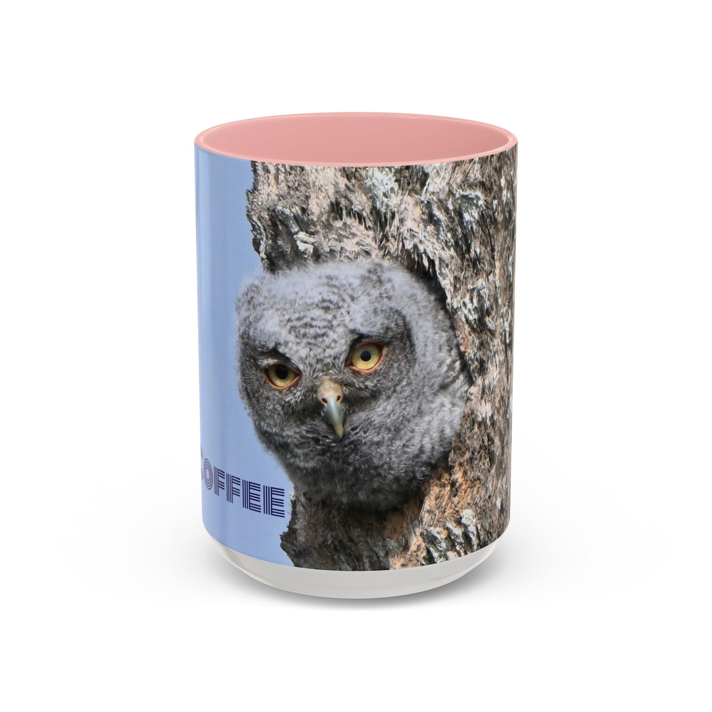 Accent Coffee Mug with Owl Design, Perfect Gift for Coffee Lovers, Home Office Decor, Nature Enthusiast Gift, Animal Lover Mug