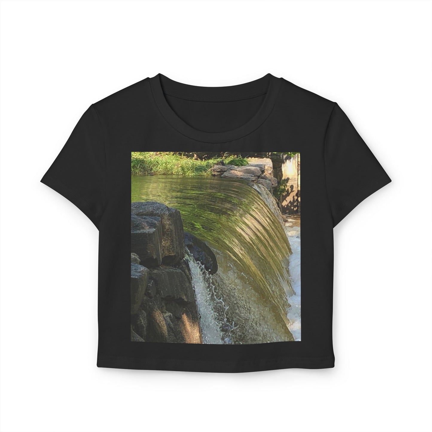 Tranquil Nature Women's Baby Tee | Perfect for Relaxing Days, Eco-Friendly Fashion, Nature Lovers Gift, Casual Wear, Spring/Summer Style