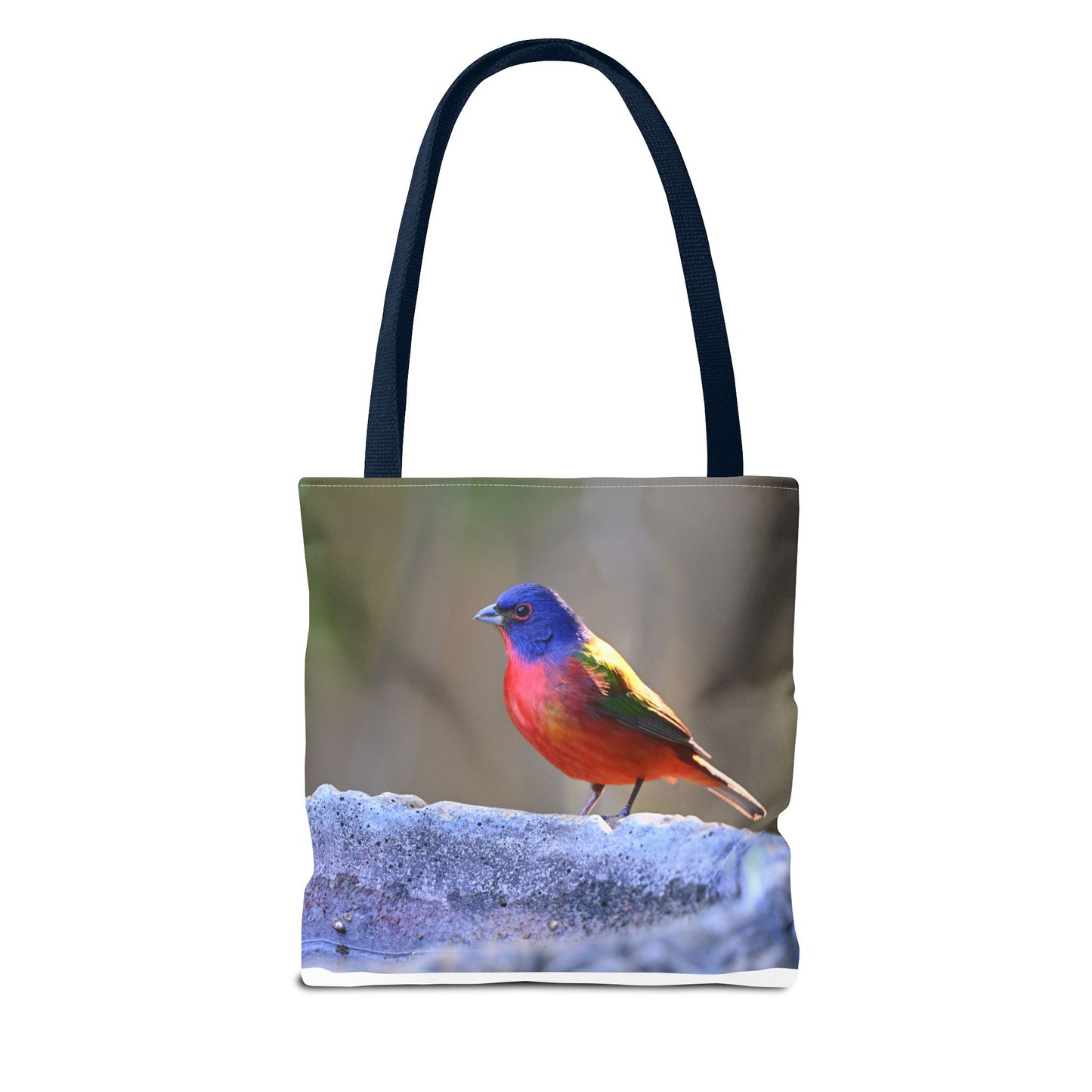Colorful Bird Be Bold Tote Bag, Eco-Friendly Art Tote, Nature Lover Gift, Inspirational Quote Bag, Everyday Carry-All