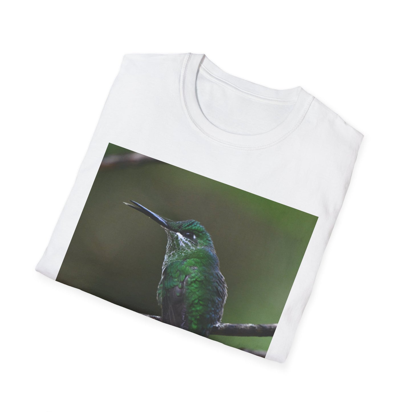 Hummingbird Haven T-Shirt — Green Hummingbird Photo Tee