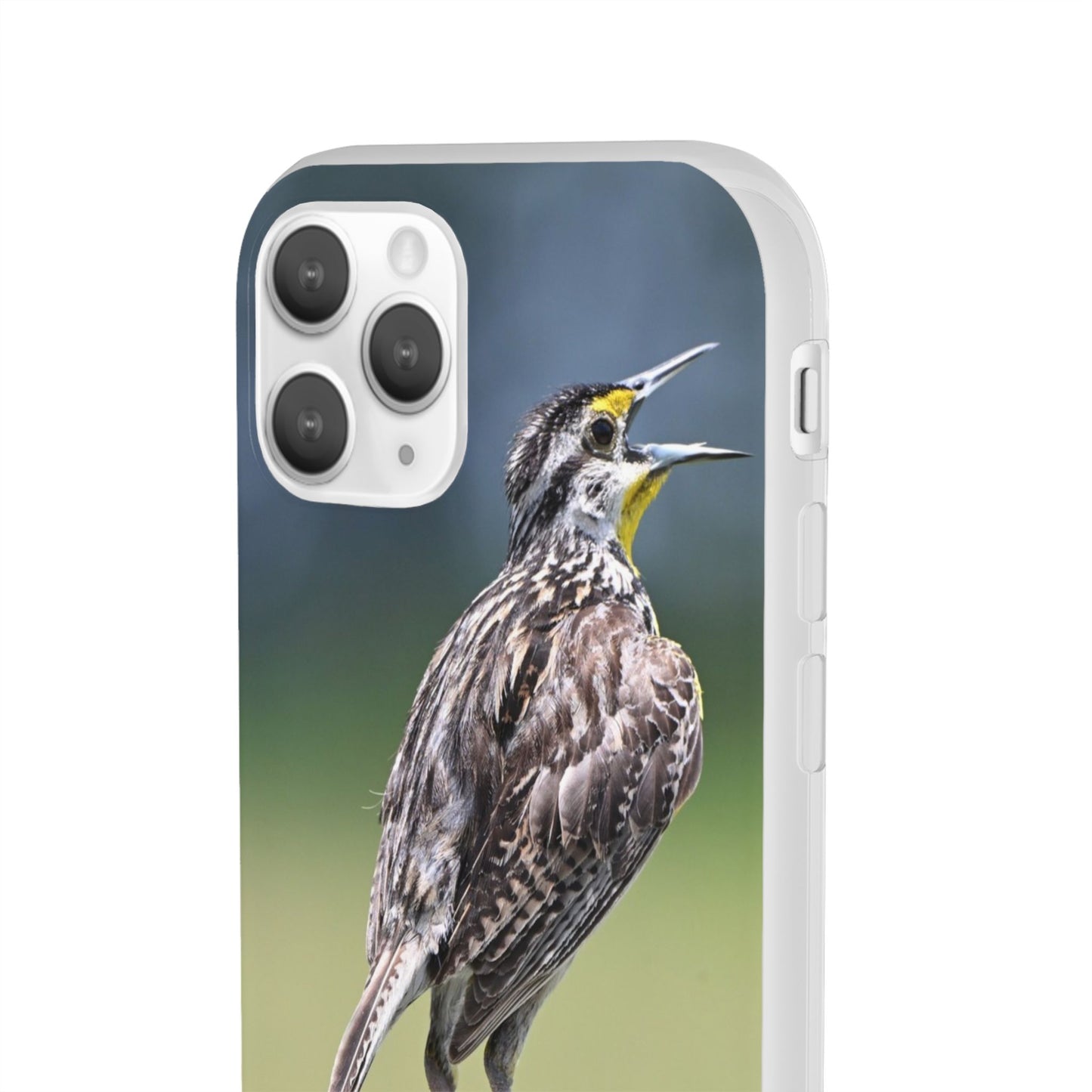 Singing Meadowlark Phone Case – Nature Bird Photo Flexi Case