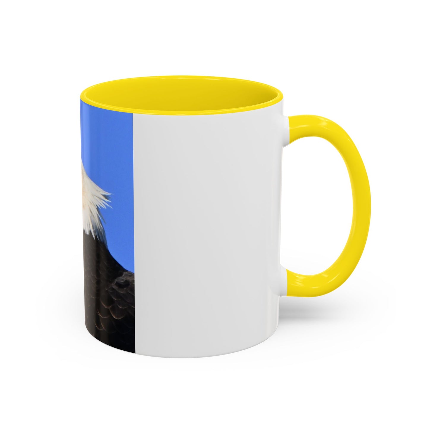 Bald Eagle Accent Coffee Mug – Patriotic Wildlife Ceramic 11/15oz