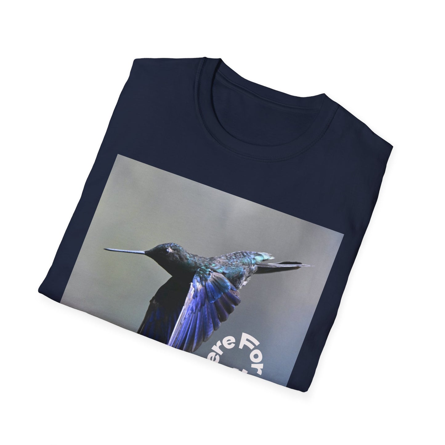 Hummingbird Photo Tee — "For the Tiny Moments" Nature T-Shirt