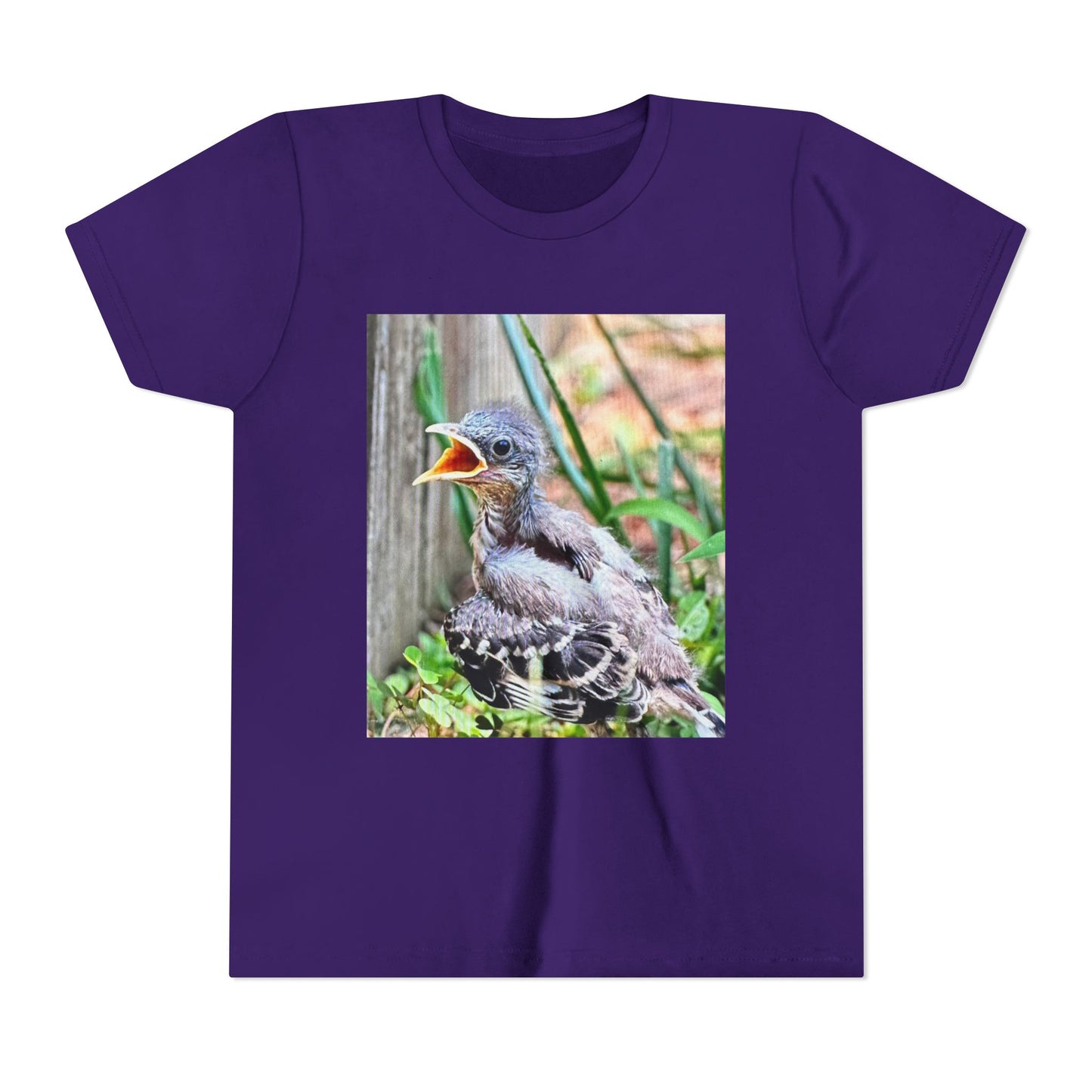 Youth Bird Graphic Tee - Cute Baby Bird T-Shirt, Nature Lovers Gift, Kids Apparel, Animal Tee, Spring Fashion, Eco-Friendly