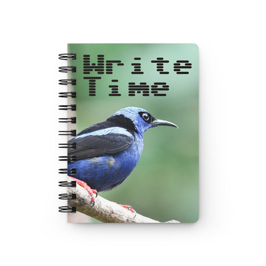 Nature-Inspired Spiral Bound Journal with Bird Design, Writing Notebook, Gift for Writers, Eco-Friendly Journal, Personalized Stationery