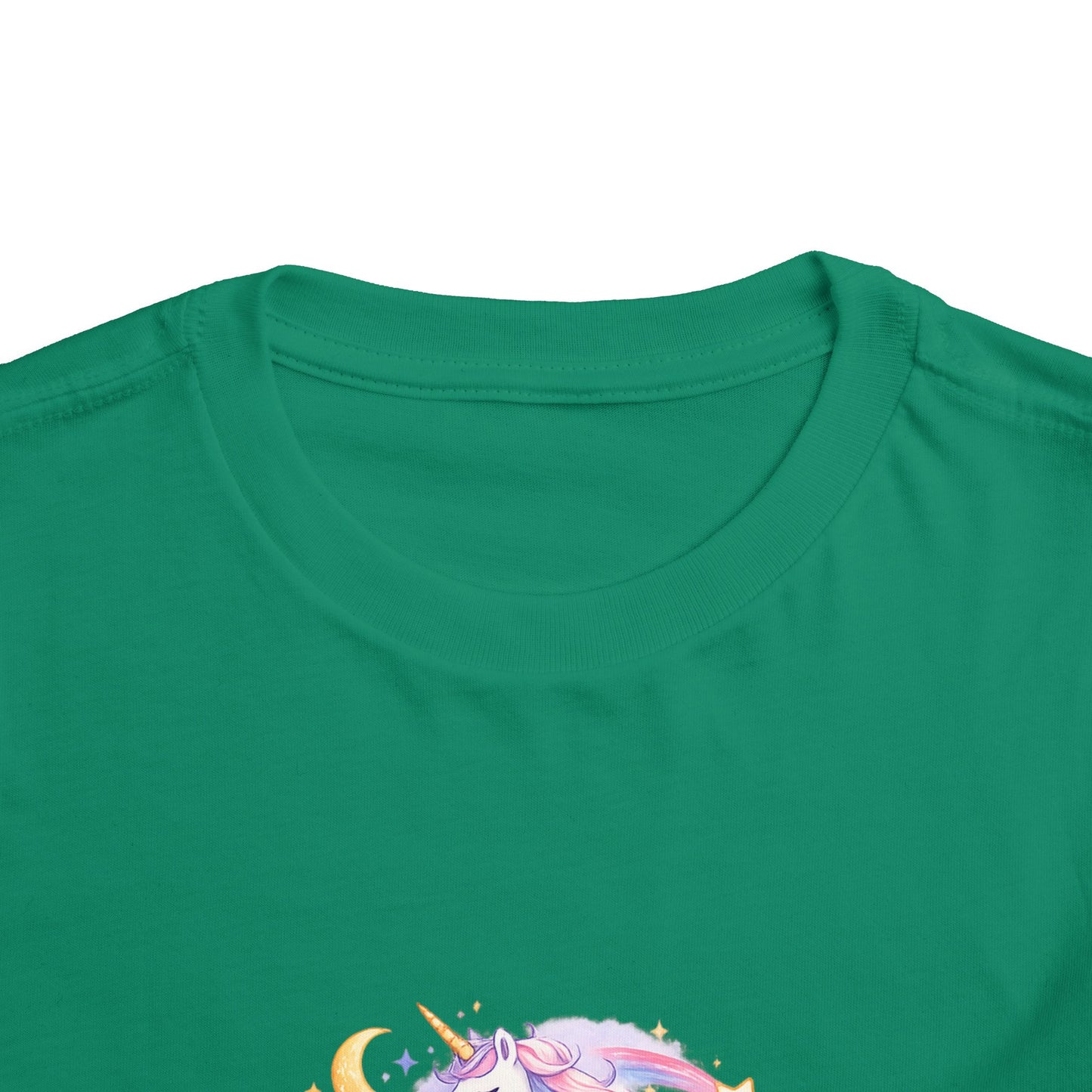 Toddler Tee — Dream Big Always Unicorn Graphic
