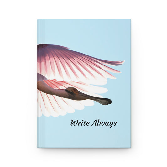 Elegant Bird-Inspired Hardcover Journal for Creative Souls, Notebook, Writing Gift, Nature Lover's Journal, Inspirational Writing