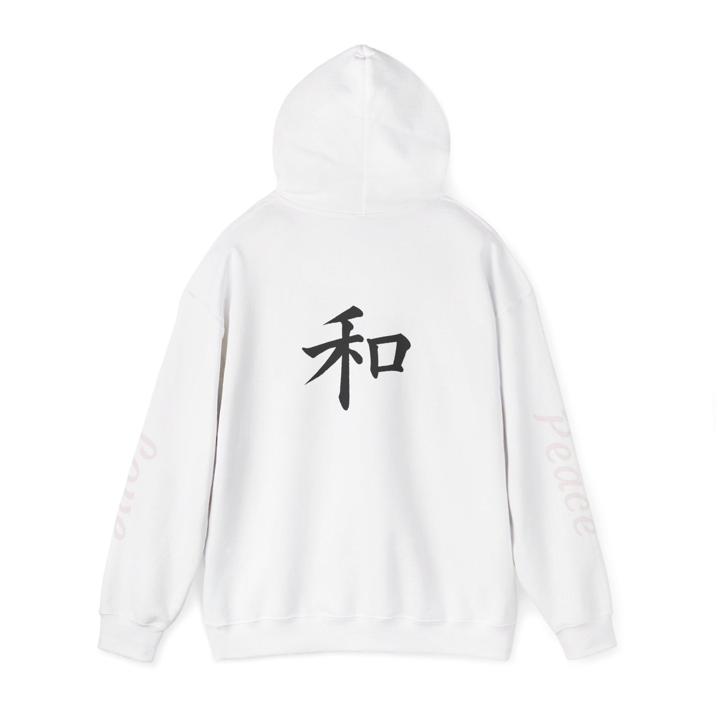 Unisex Love & Peace Hoodie - Cozy Streetwear, Gift for Friends, Casual Wear, Unique Fashion Statement, Zen Vibes