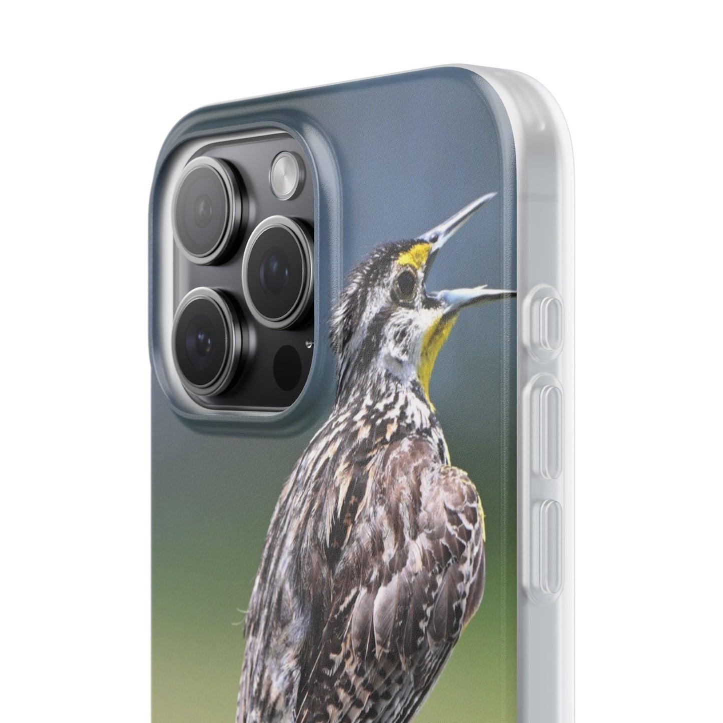Singing Meadowlark Phone Case – Nature Bird Photo Flexi Case