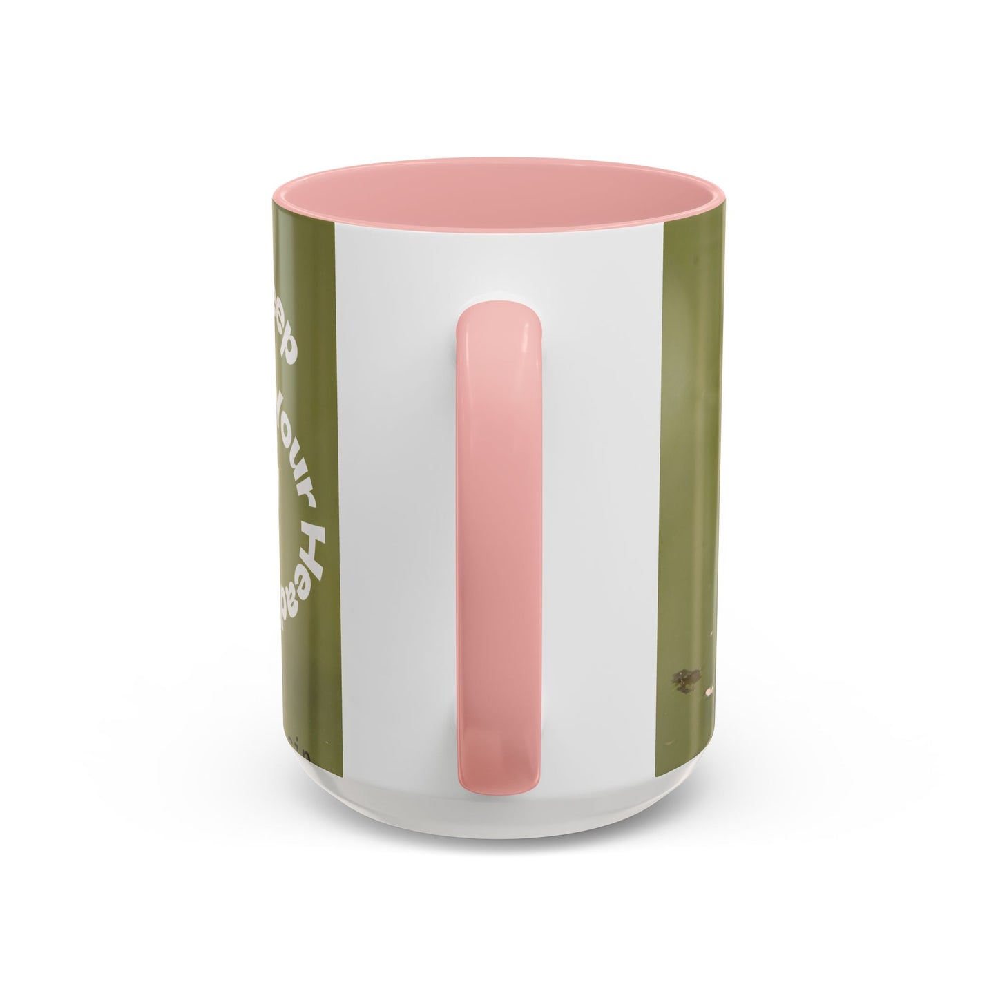 Turtle Coffee Mug — "Always Keep Your Head Up" Inspirational Accent Mug (11/15 oz)