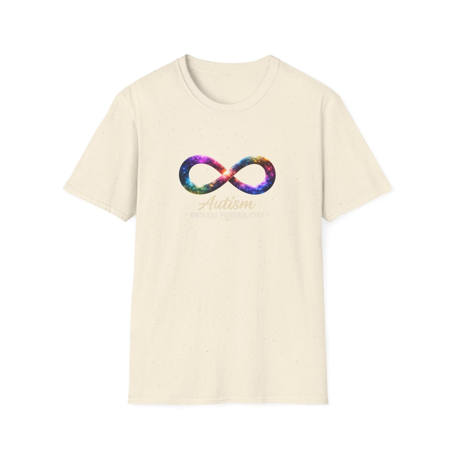 Autism Infinity Symbol T-Shirt — Colorful Galaxy Neurodiversity Tee