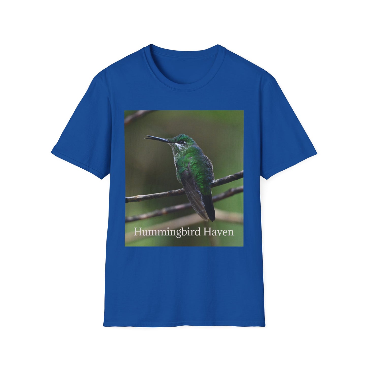 Hummingbird Haven T-Shirt — Green Hummingbird Photo Tee