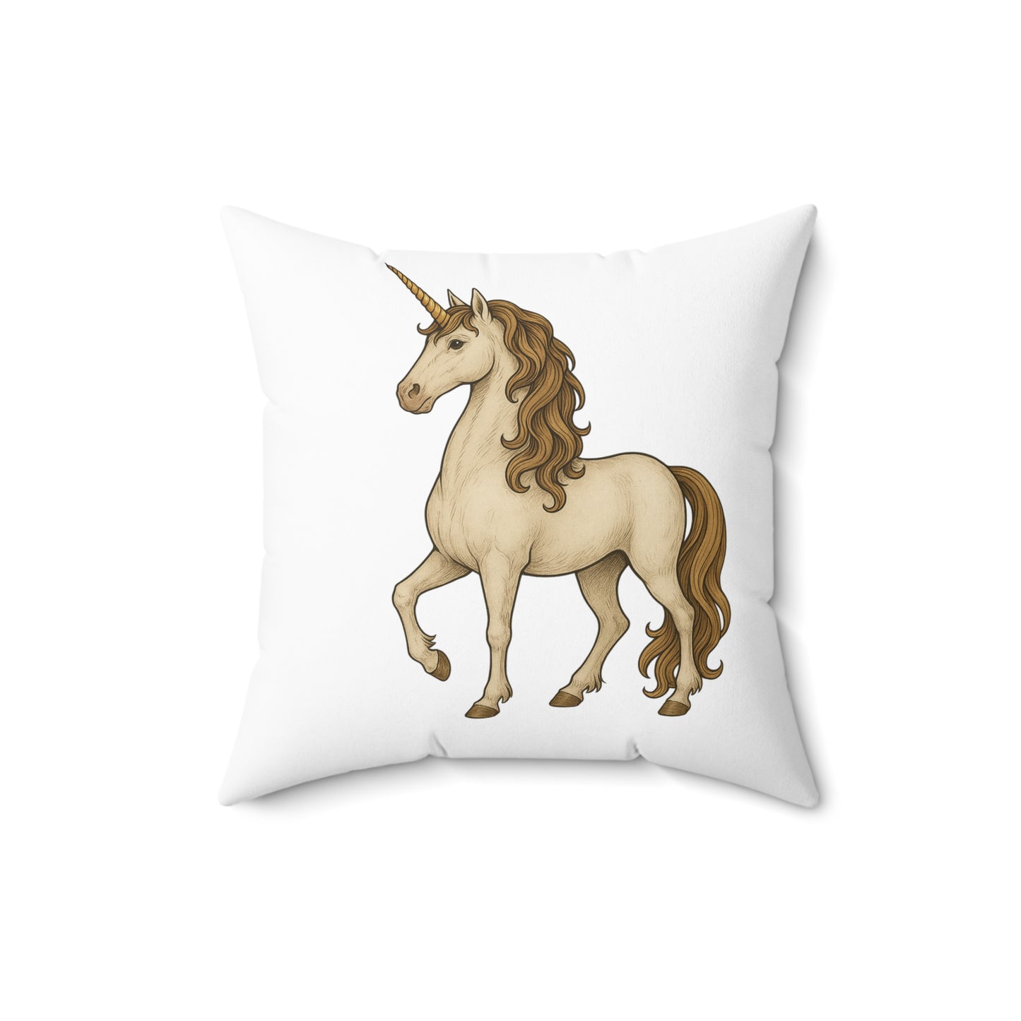 Unicorn Decorative Pillow, Fantasy Home Decor, Kids Room Accent, Magical Gift, Unicorn Lover Cushion, Cozy Sitting Pillow