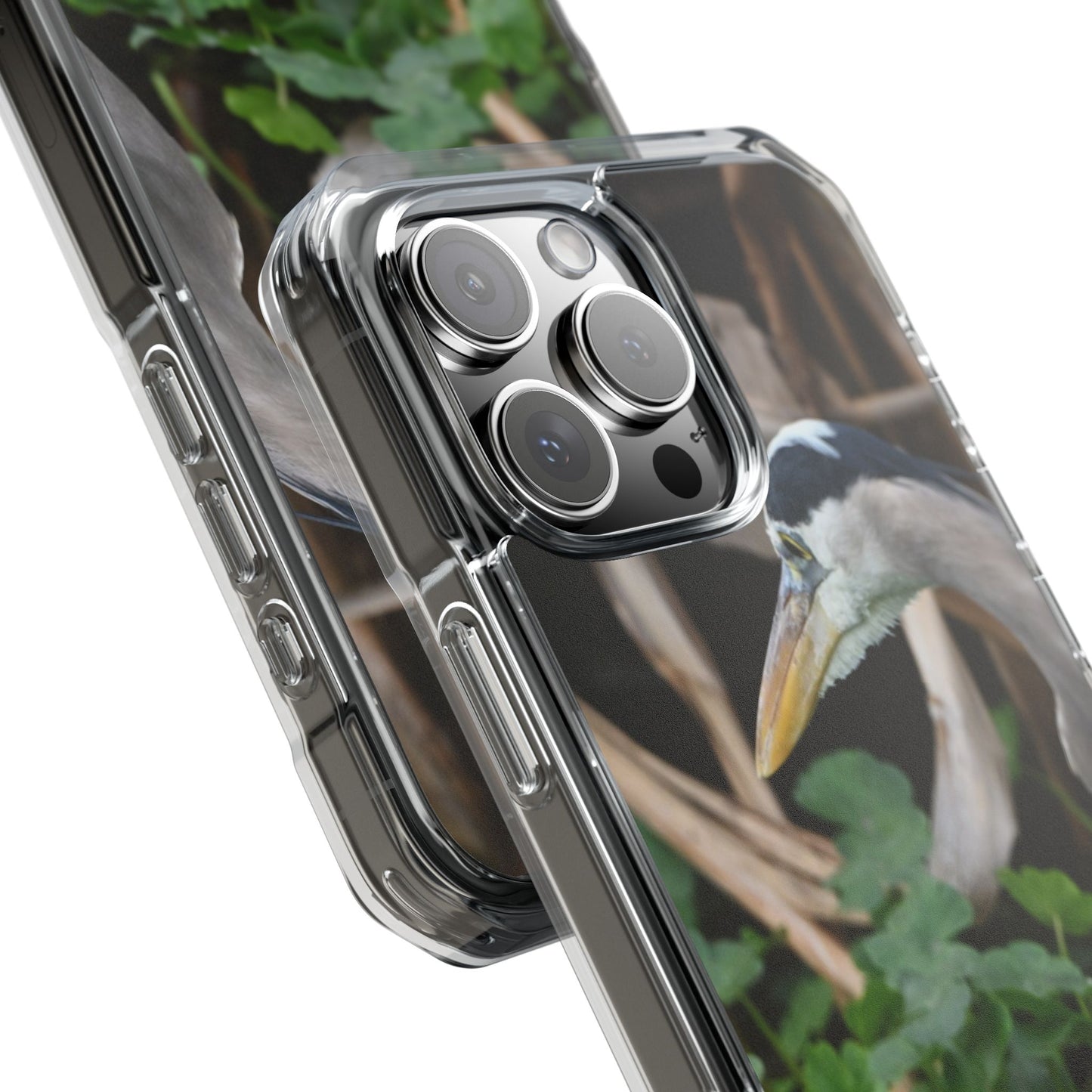Great Blue Heron Phone Case with Clear Impact Design, Gift for Nature Lovers, Unique Phone Accessory, Protective Case, Bird Enthusiast Gift