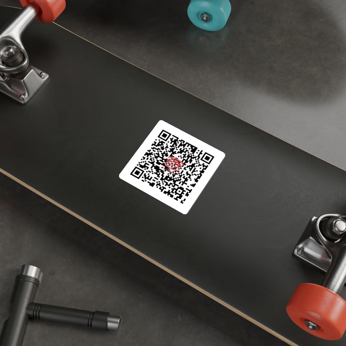 Custom QR Code Die-Cut Stickers, Laptop Decals, Personalized Stickers, Unique Gifts, Office Supplies, Fun Decor