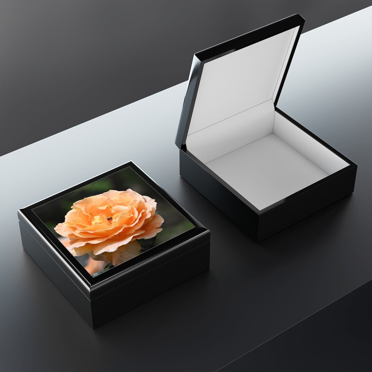 Elegant Floral Jewelry Box, Decorative Storage, Gifts for Her, Mother's Day, Wedding Keepsake, Home Decor