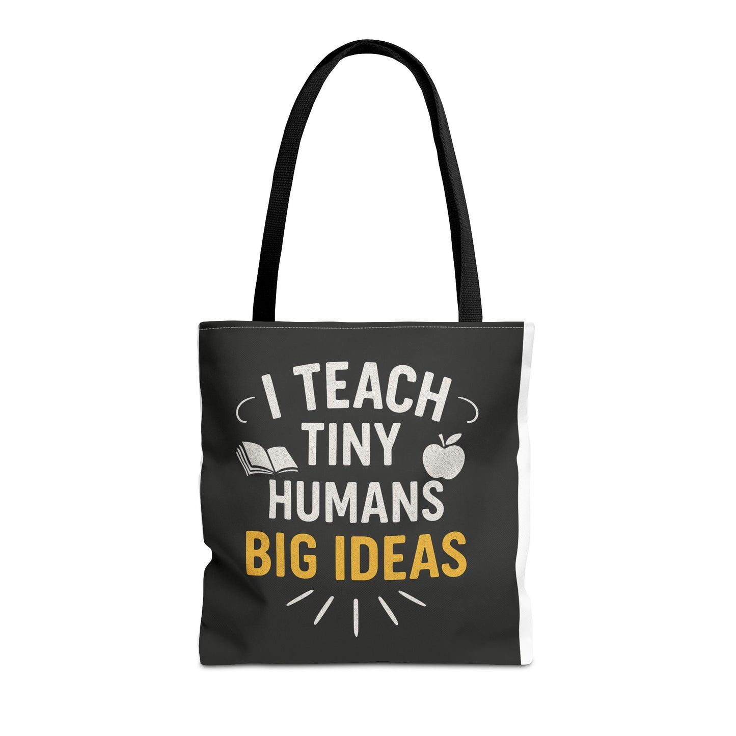 Inspirational Teacher Tote Bag - I Teach Tiny Humans Big Ideas, Perfect for Educators, Back to School, Classroom Essentials, Gifts for [...]
