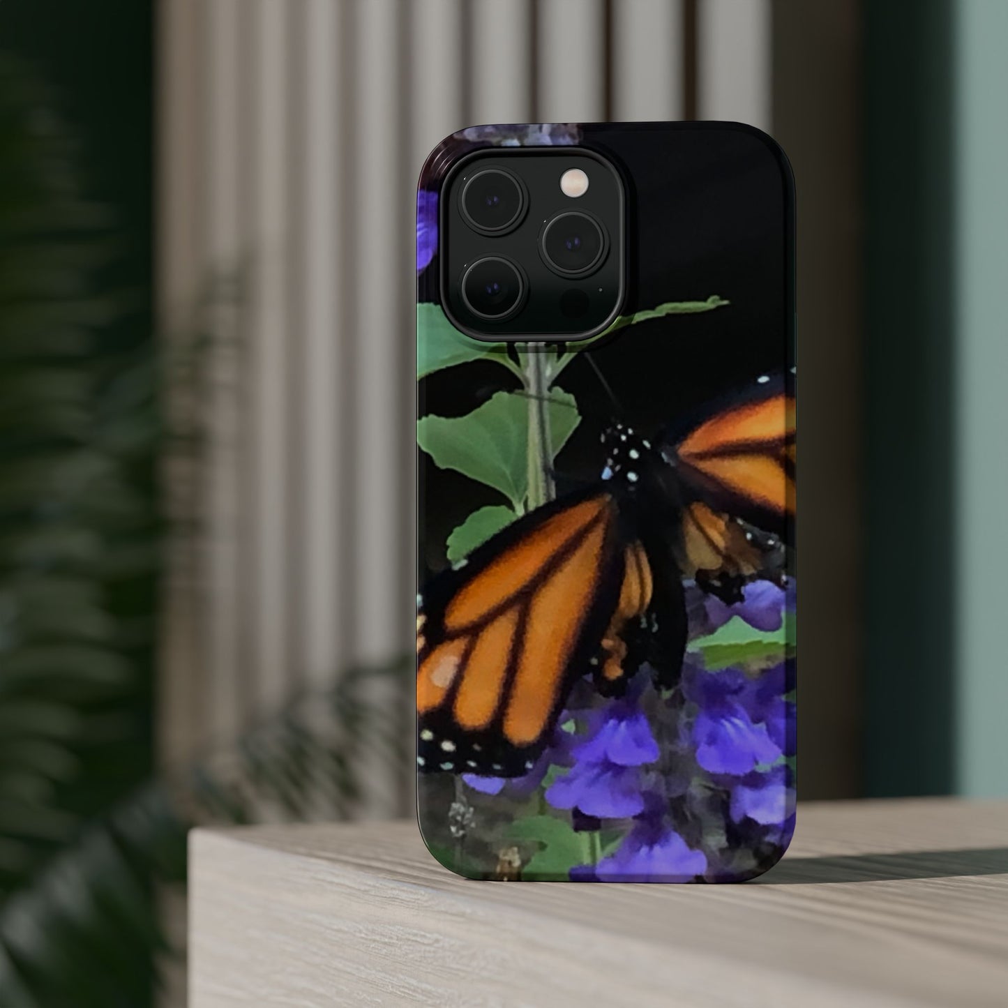 Butterfly Floral Magnetic Tough Cases, Nature Phone Cases, Gift for Nature Lovers, Eco-Friendly Cell Phone Case, Unique Smartphone Accessory