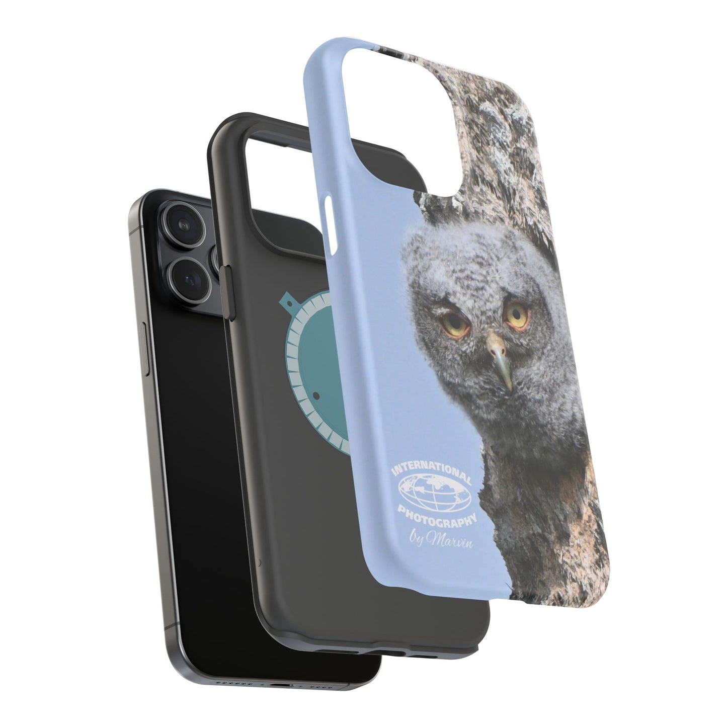 Owl Magnetic Tough Case, Wildlife Phone Case, Nature Lover Gift, Eco-Friendly Phone Cover, Customizable Phone Accessory