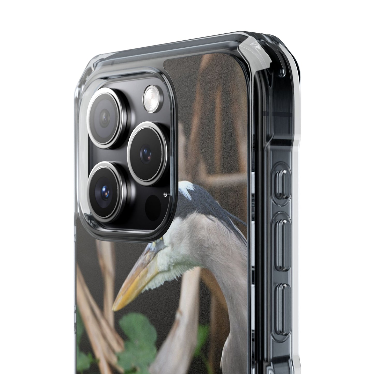 Great Blue Heron Phone Case with Clear Impact Design, Gift for Nature Lovers, Unique Phone Accessory, Protective Case, Bird Enthusiast Gift