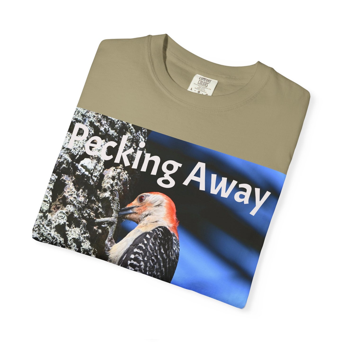 Nature Lover's Unisex T-Shirt - Eco-Friendly Tee with 'Pecking Away' Design, Gift for Birdwatchers, Nature Gifts, Casual Wear, [...]