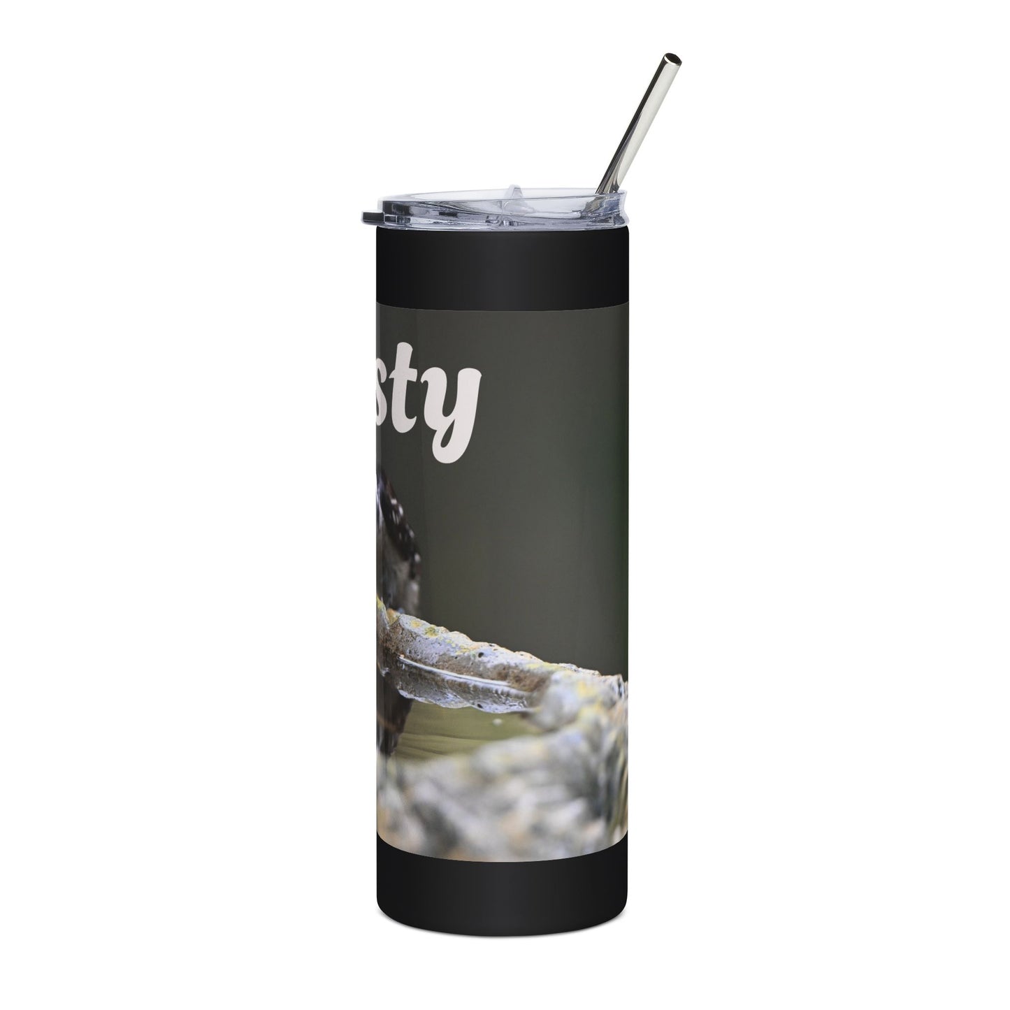 Whimsical Stainless Steel Tumbler - 'Thirsty', Travel Mug, Drinkware Gift, Outdoor Adventure, Eco-Friendly Cup, Personalized For [...]