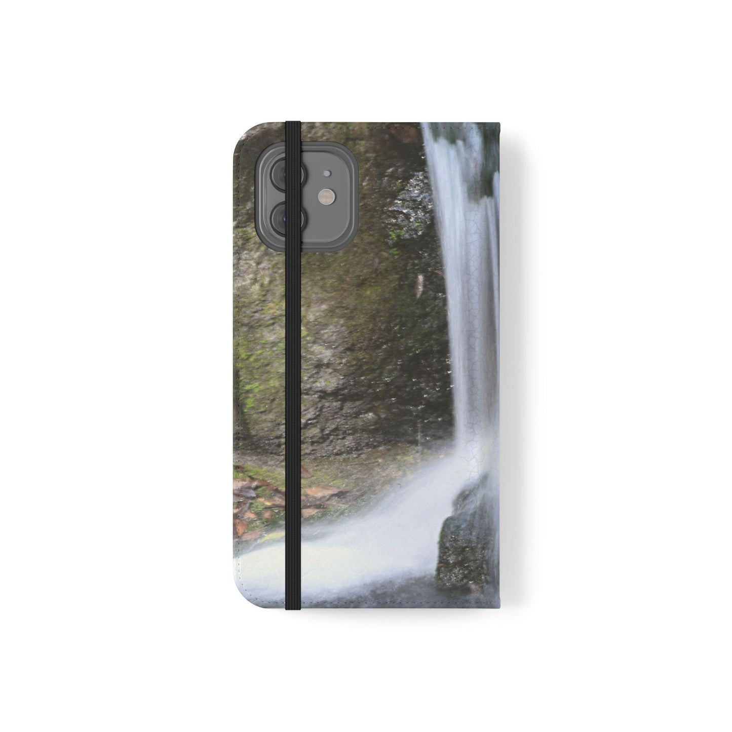Scenic Waterfall Flip Case, Nature Phone Wallet, Eco-Friendly Phone Accessory, Gift for Nature Lovers, Travel Must-Have