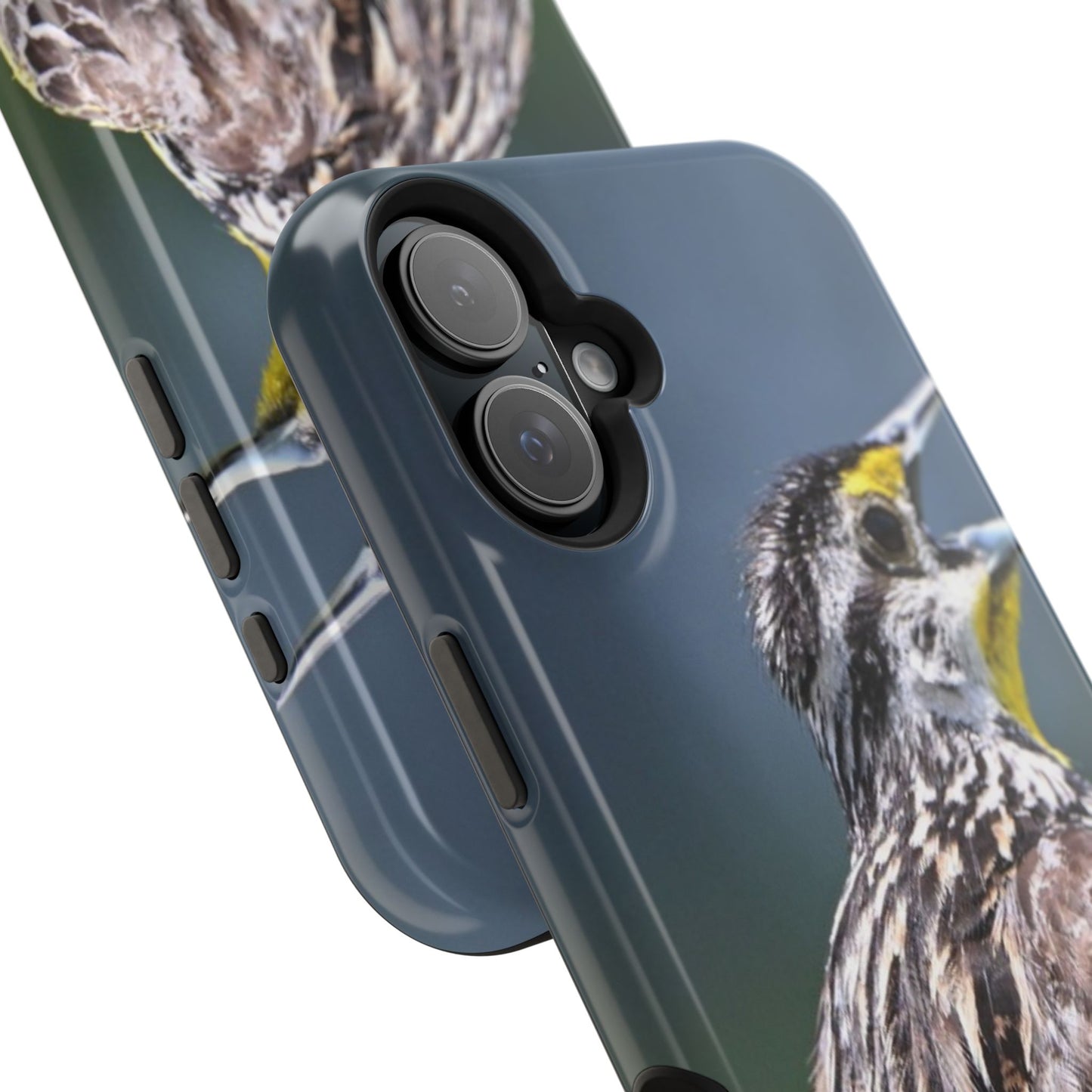 Western Meadowlark Photo Phone Case — Impact-Resistant Protective Cover