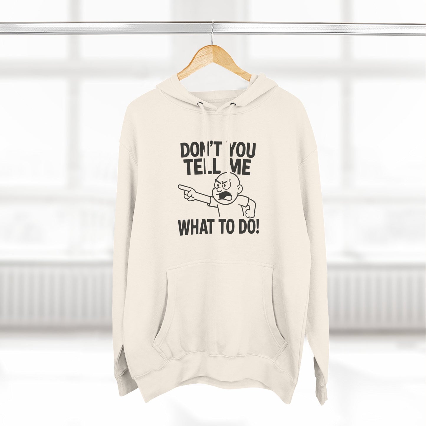 Funny Quote Fleece Hoodie, Cozy Apparel, Casual Wear, Perfect Gift for Adults, Unique Sweatshirt for Any Occasion
