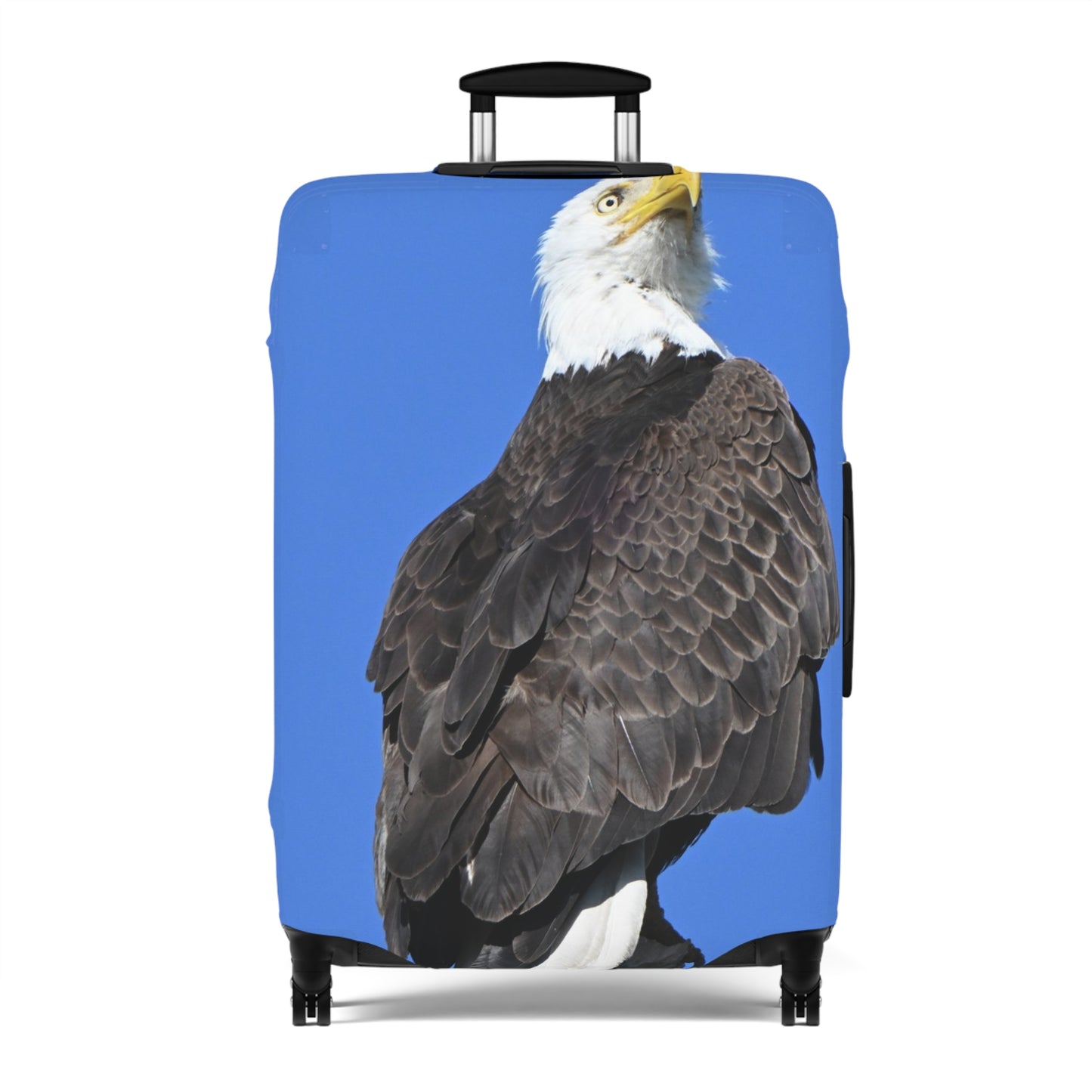Eagle Luggage Cover, Travel Bag Protector, Suitcase Wrap, Eagle Design, Gift for Travelers, Vacation Accessories