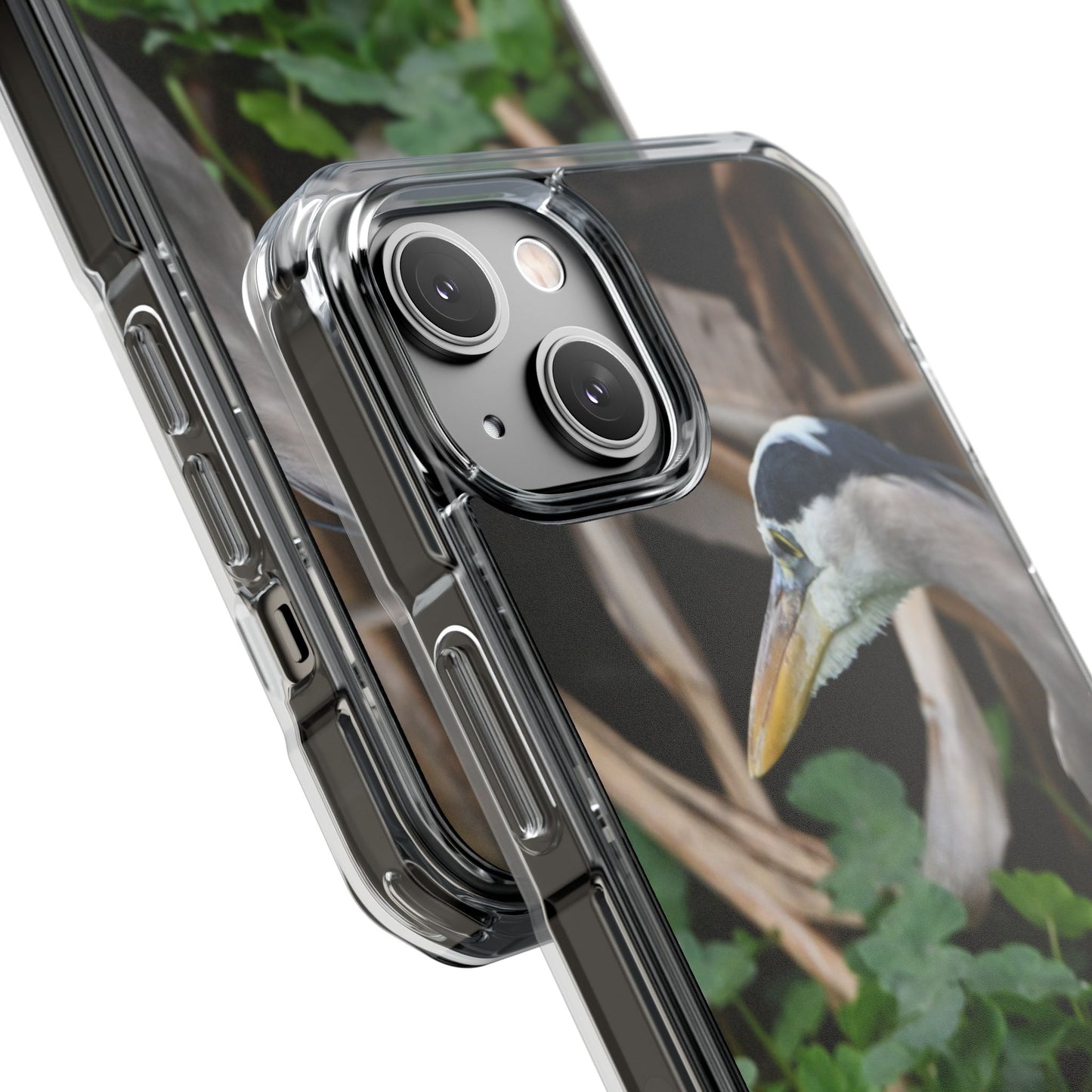Great Blue Heron Phone Case with Clear Impact Design, Gift for Nature Lovers, Unique Phone Accessory, Protective Case, Bird Enthusiast Gift