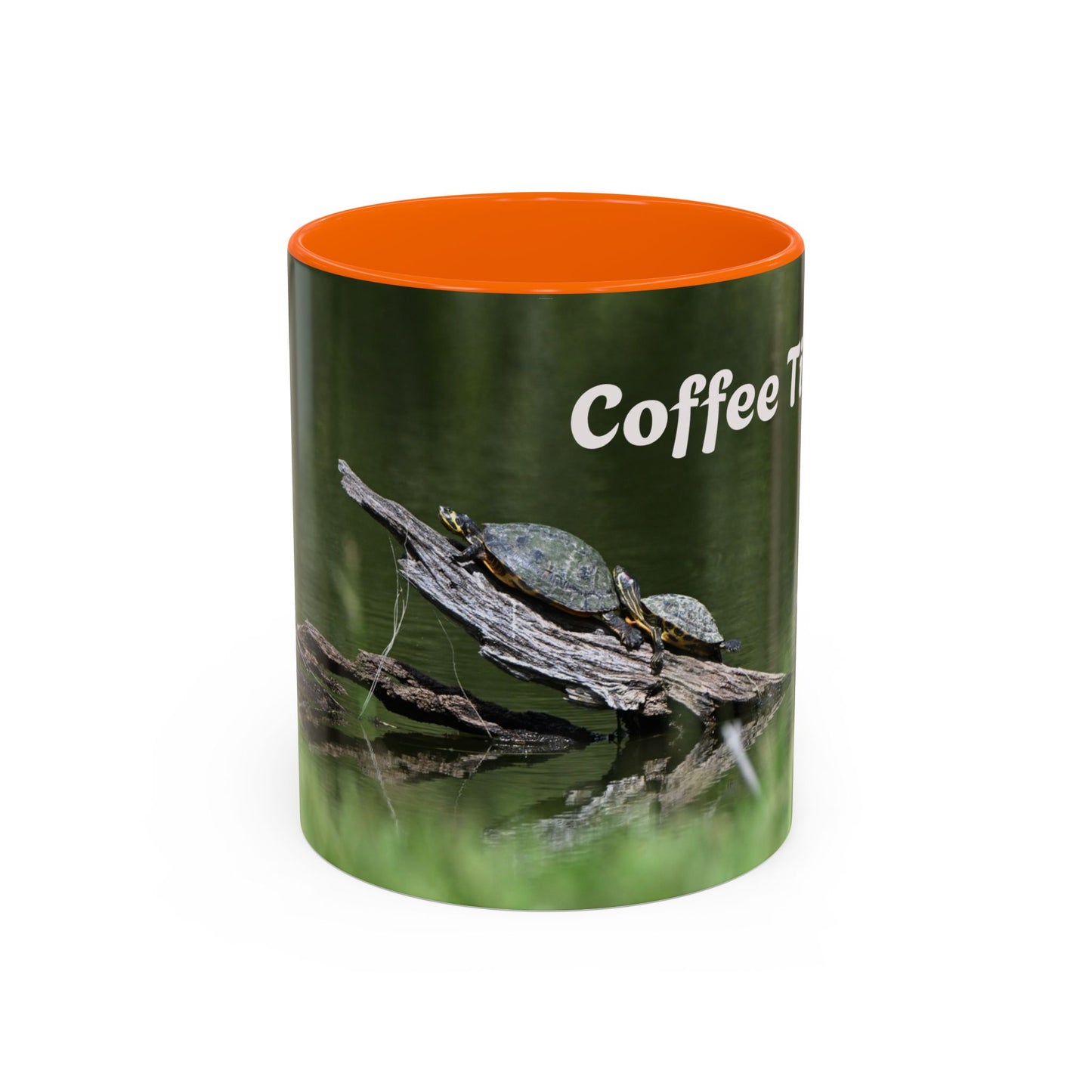 Nature-Inspired Coffee Mug with 'Coffee Time' Design - Perfect Gift for Nature Lovers