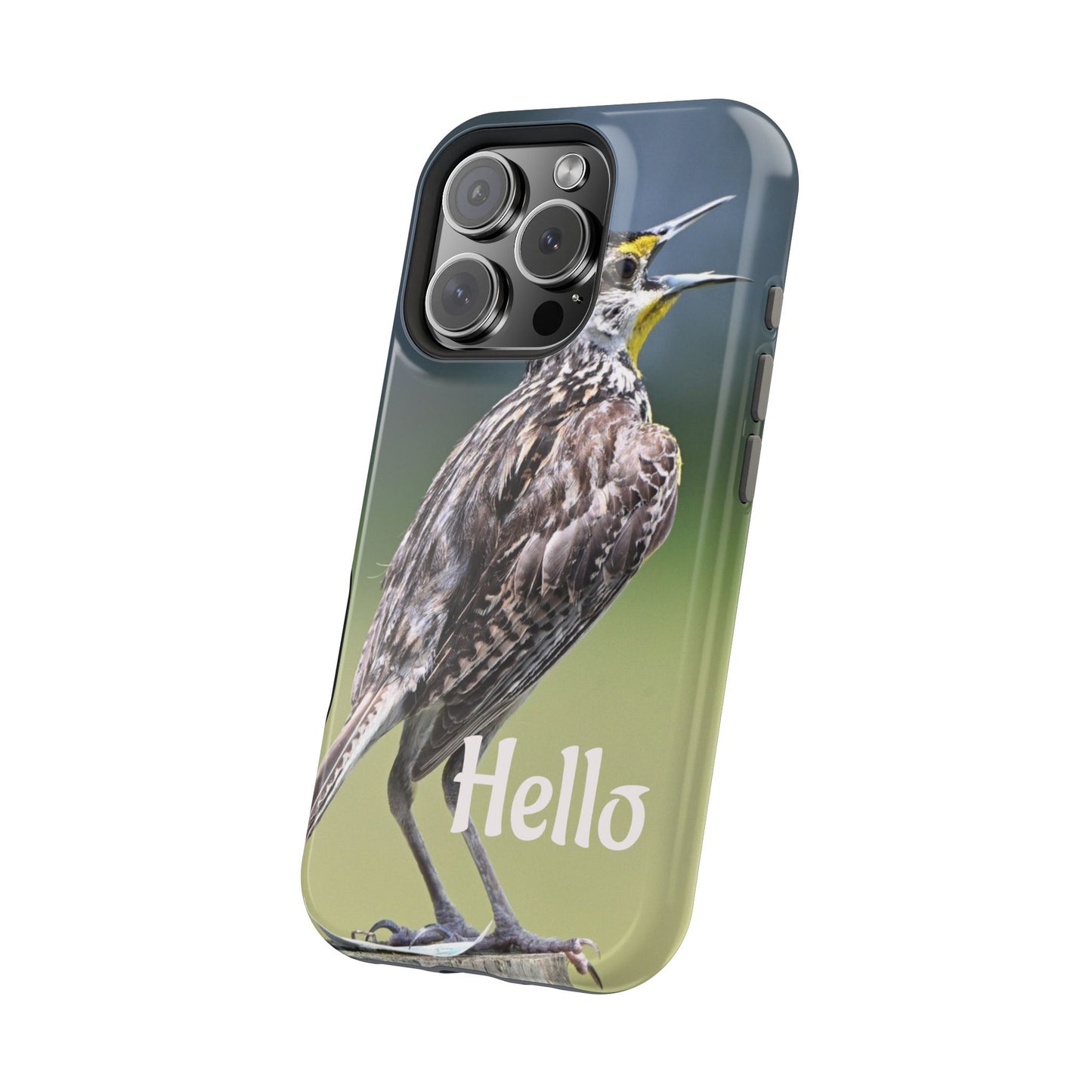 Bird-Themed Magnetic Tough Cases with 'Hello', Stylish Phone Protectors, Gifts for Nature Lovers, Birdwatching Accessories, Wildlife [...]
